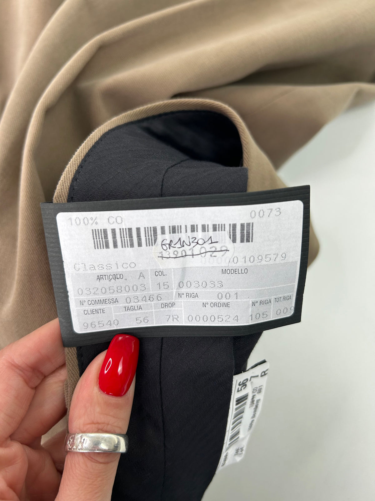 Mabro pantalone sabbia — archivio sartoriale — IlBotteghino