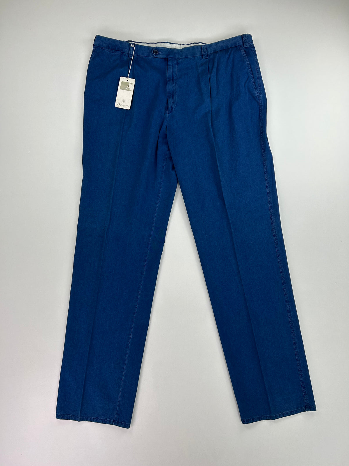 Pantalone sartoriale Aquascutum blu reale, taglia IT 62 — IlBotteghino