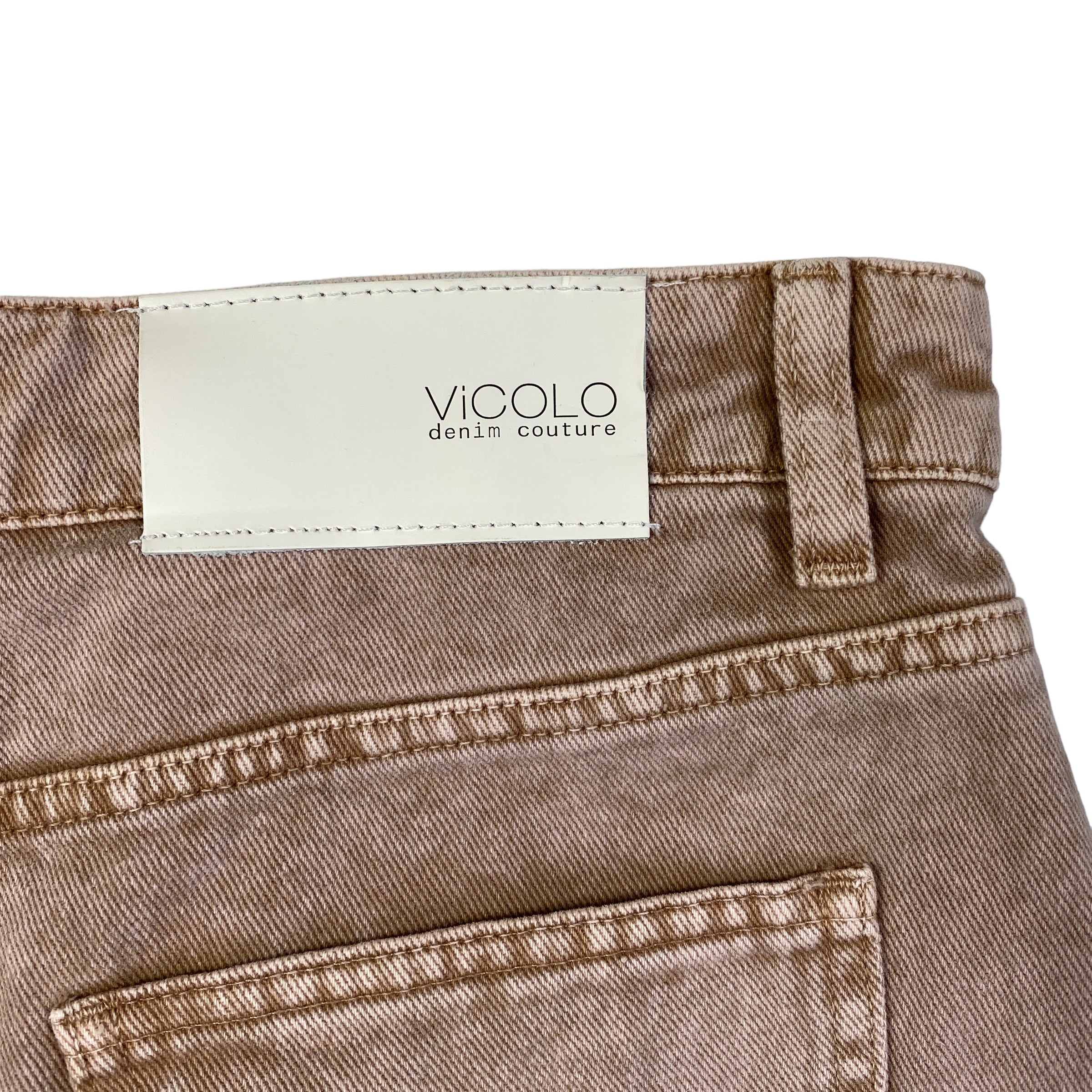 Vicolo gonna cargo sabbia — dettaglio tasche — IlBotteghino