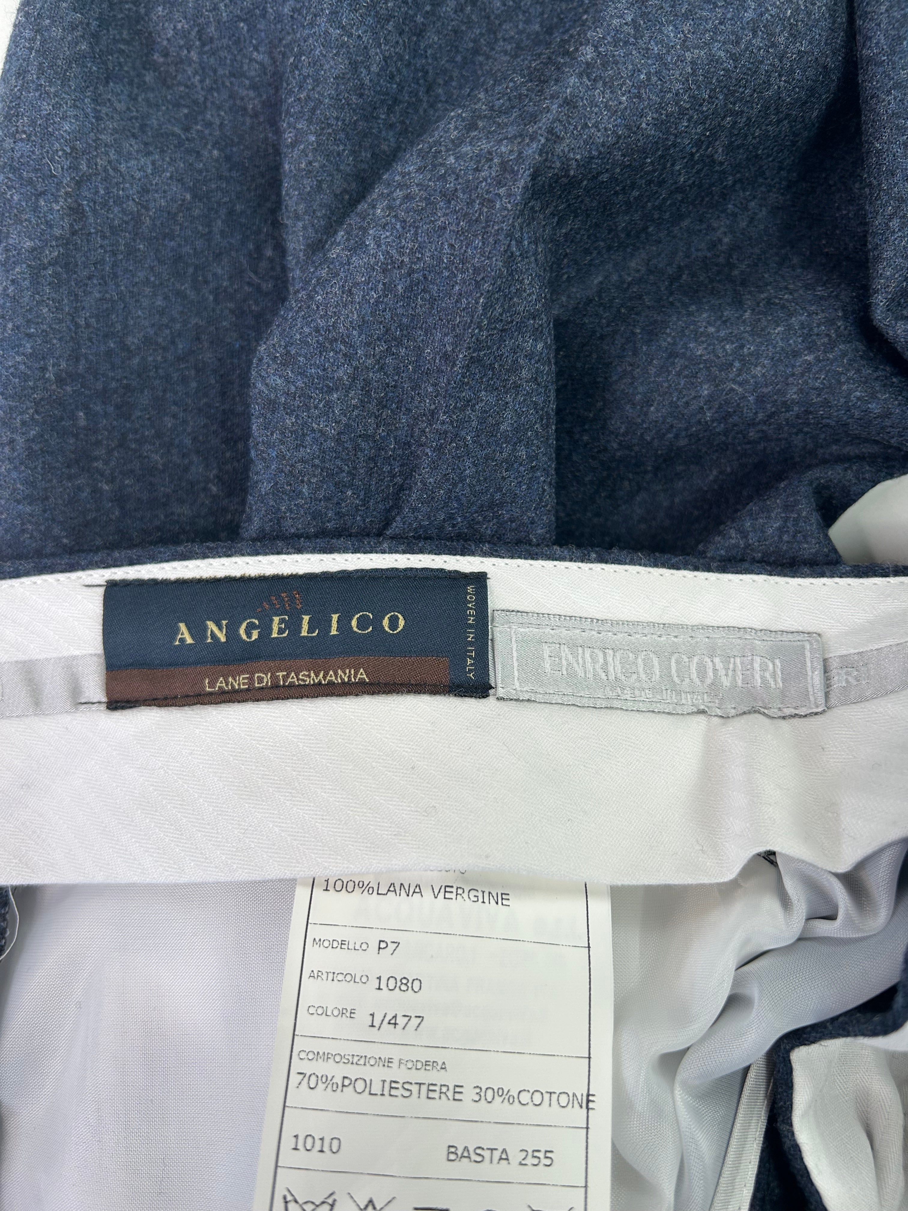 Enrico Coveri pantalone blu — dettaglio tasca — IlBotteghino