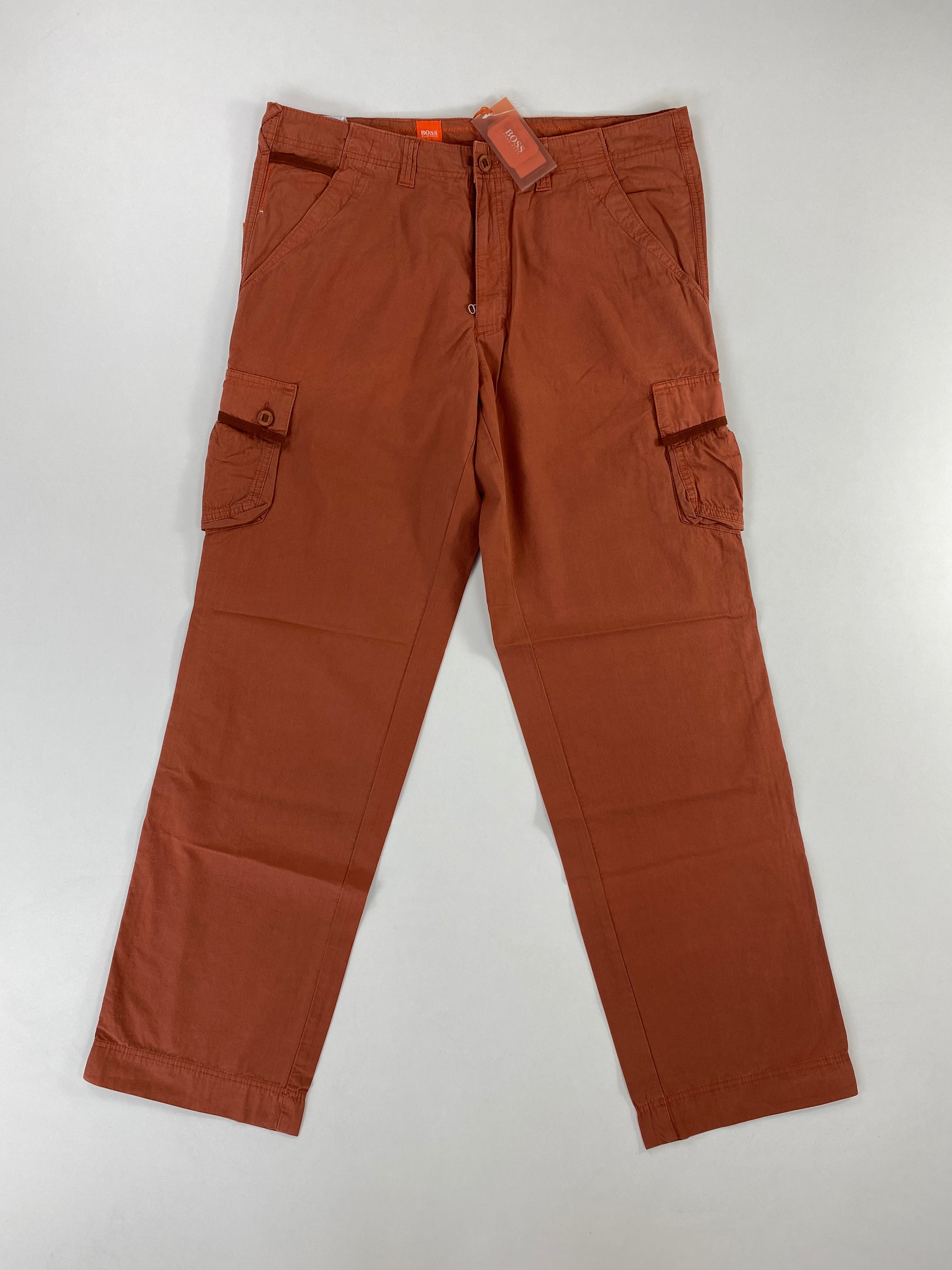Pantalone Hugo Boss Orange Miltuss cargo arancio, taglia IT 54