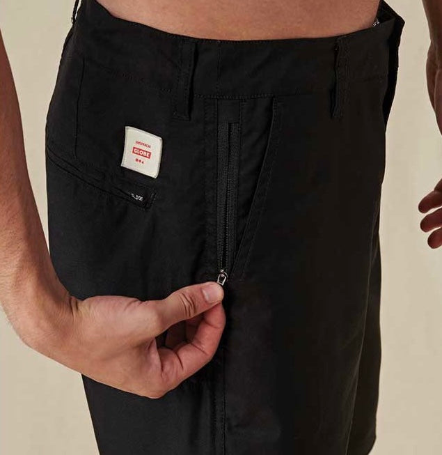 Globe bermuda Any Wear nero — pezzo unico d'archivio — IlBotteghino