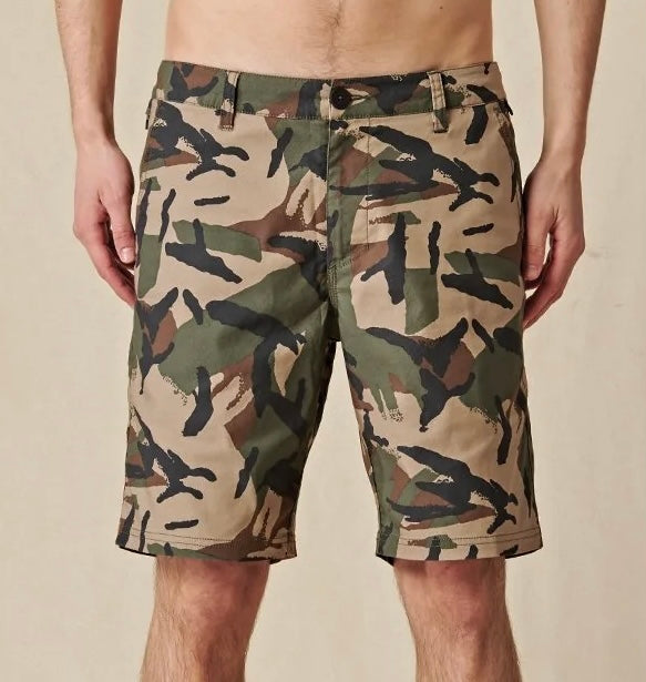 Globe short Any Wear camo — dettaglio tasche — IlBotteghino