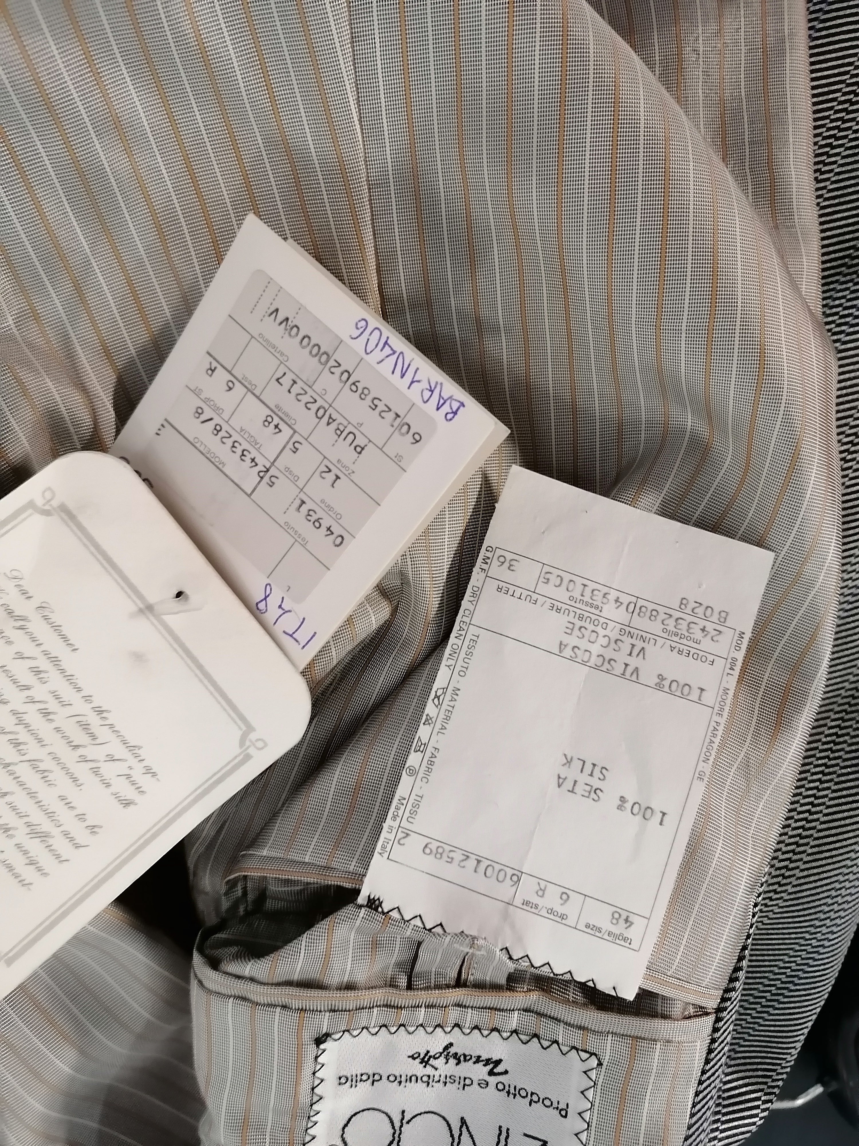 Lancio completo seta — pezzo unico d'archivio — IlBotteghino