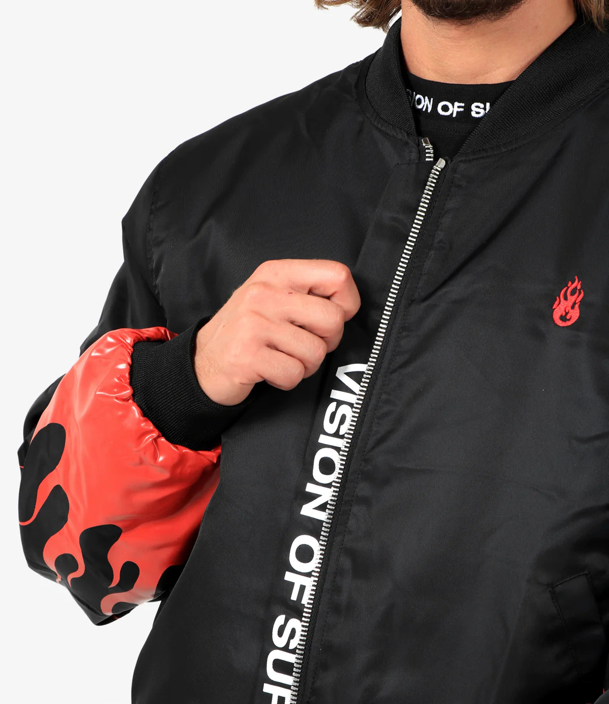 Vision of Super giubbotto nero — archivio streetwear — IlBotteghino