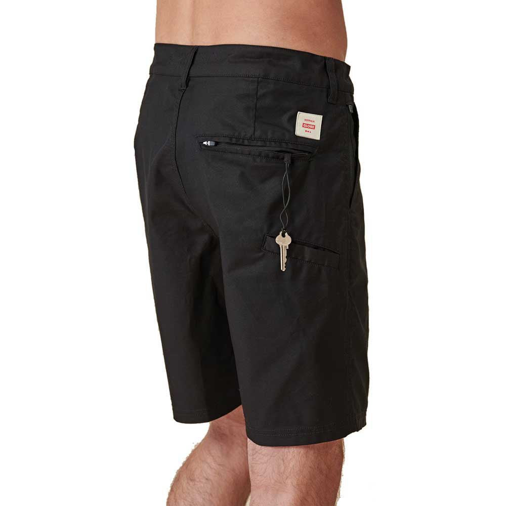 Globe bermuda Any Wear nero — streetwear d'archivio — IlBotteghino