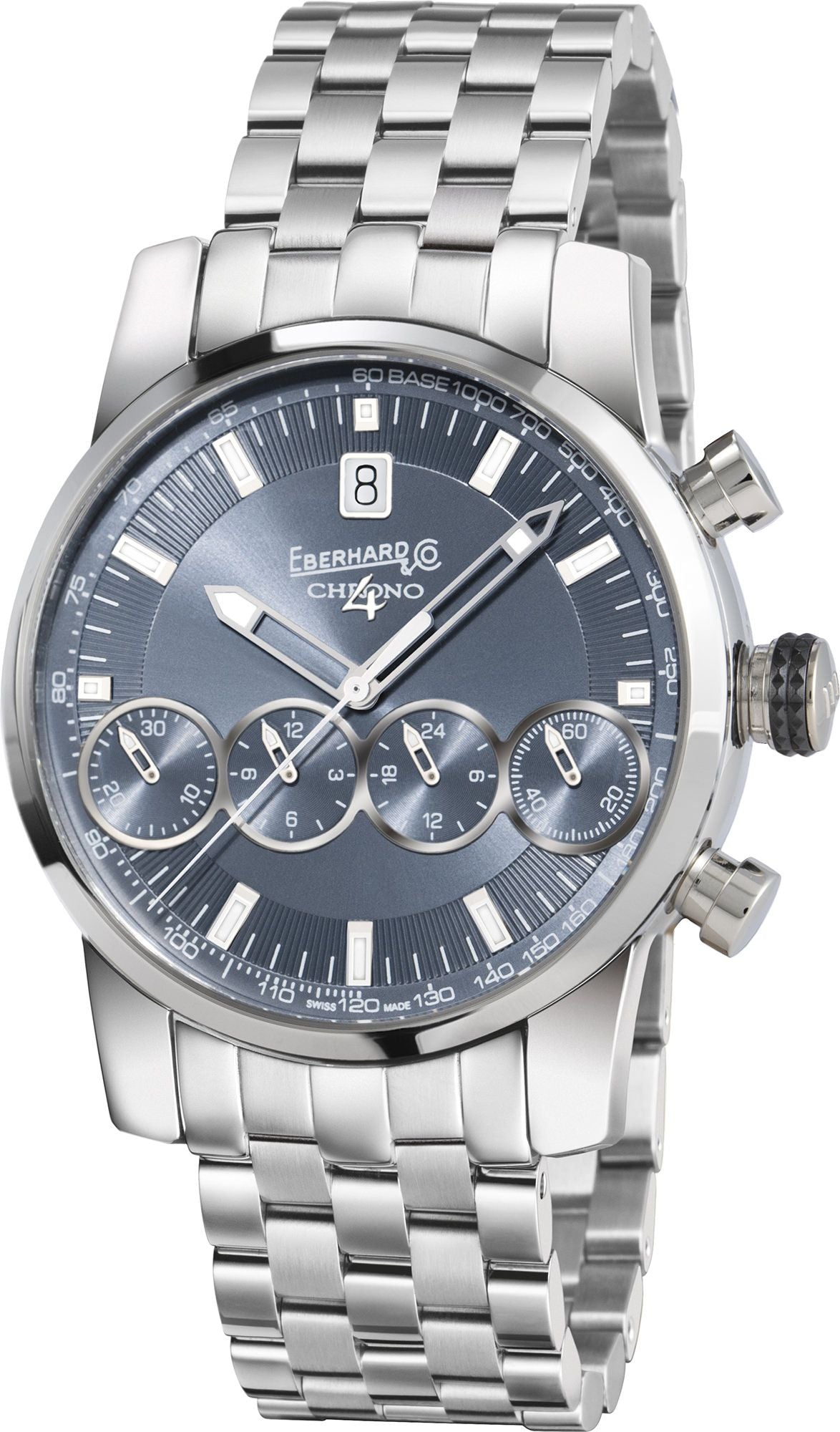 Eberhard Chrono 4 — quadrante grigio avio — IlBotteghino