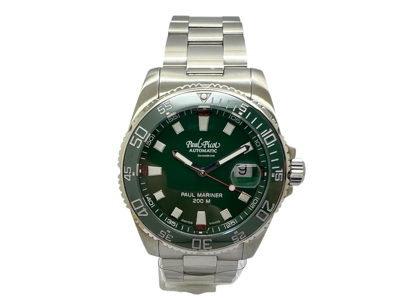 Paul Picot Mariner III Ceramica Verde Ref. 4352SG-CV — IlBotteghino