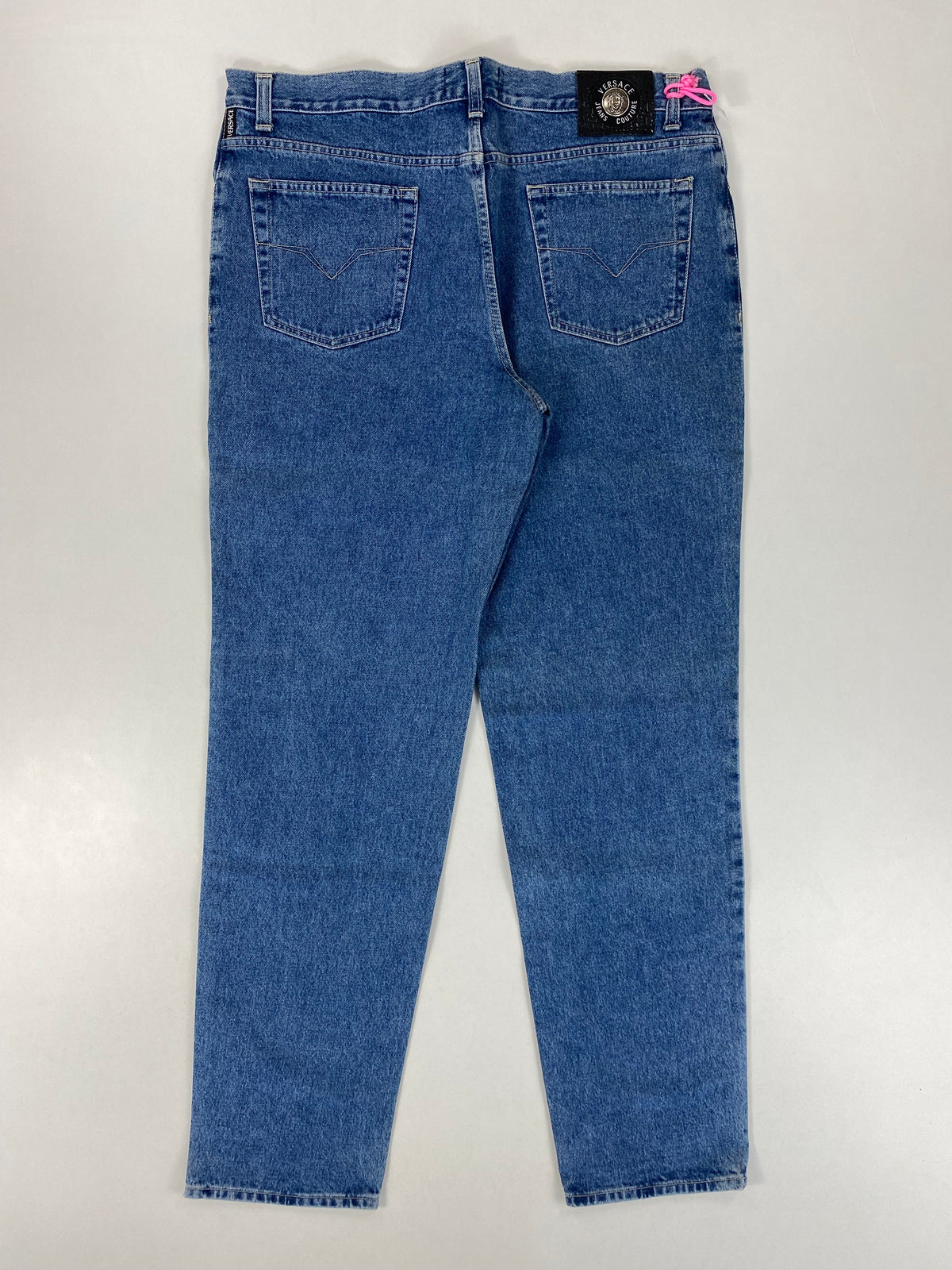 Versace Jeans Couture Jeans Vita Media Blu in Cotone Gamba Affusolata – foto 2 di 14