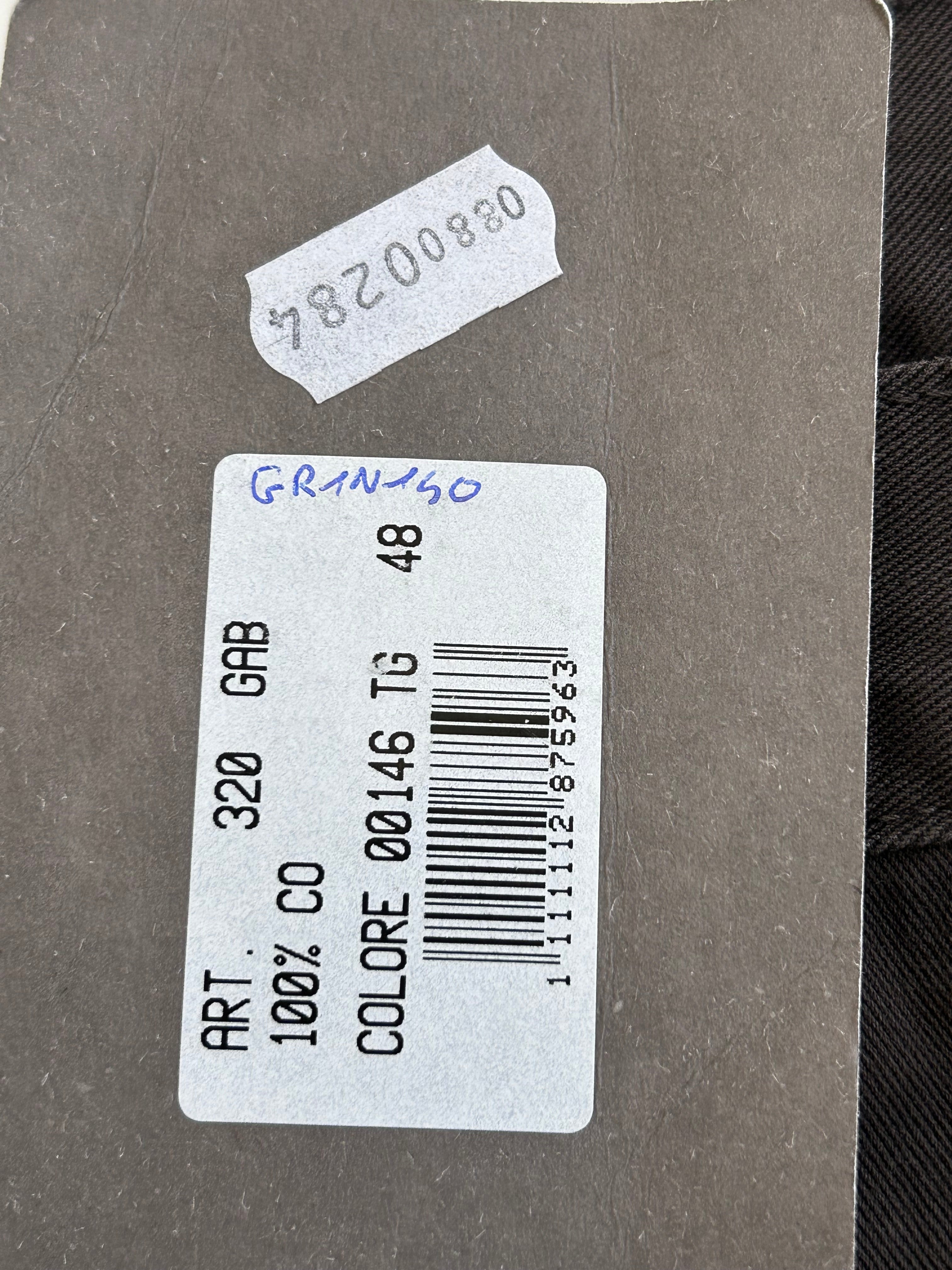 Federico Osti jeans marrone — dettaglio tasca — IlBotteghino