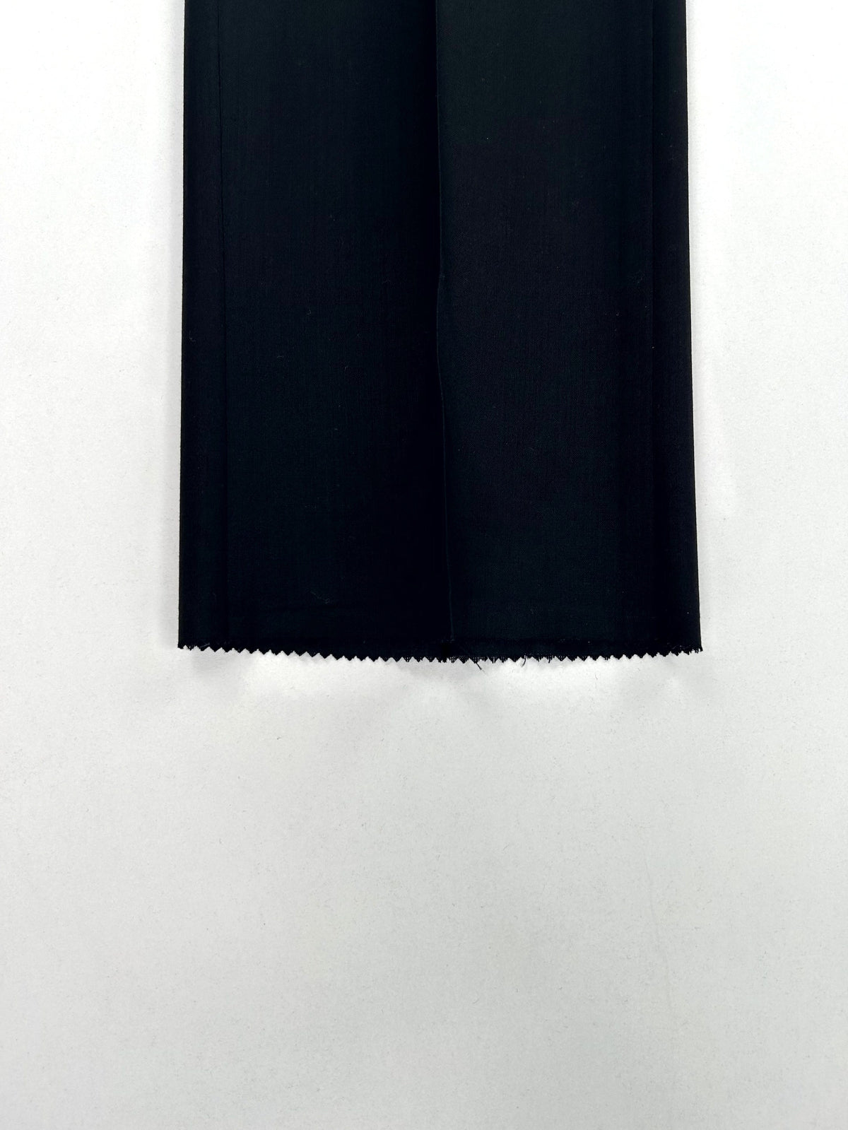 Facis Pantalone Sartoriale Uomo Nero 100% Lana Taglia 48 Made in Italy