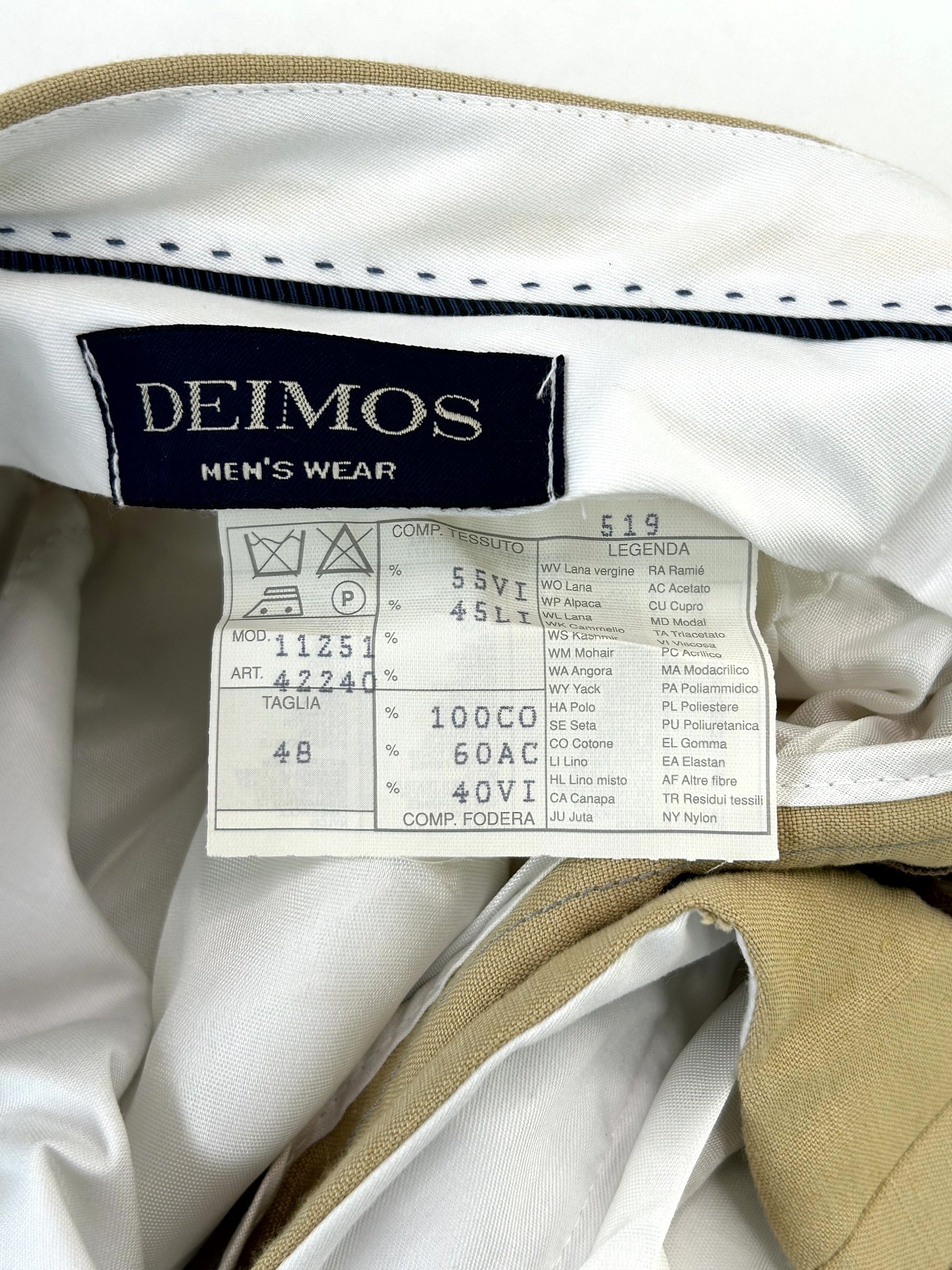 Pantalone Deimos Class beige, dettaglio vita
