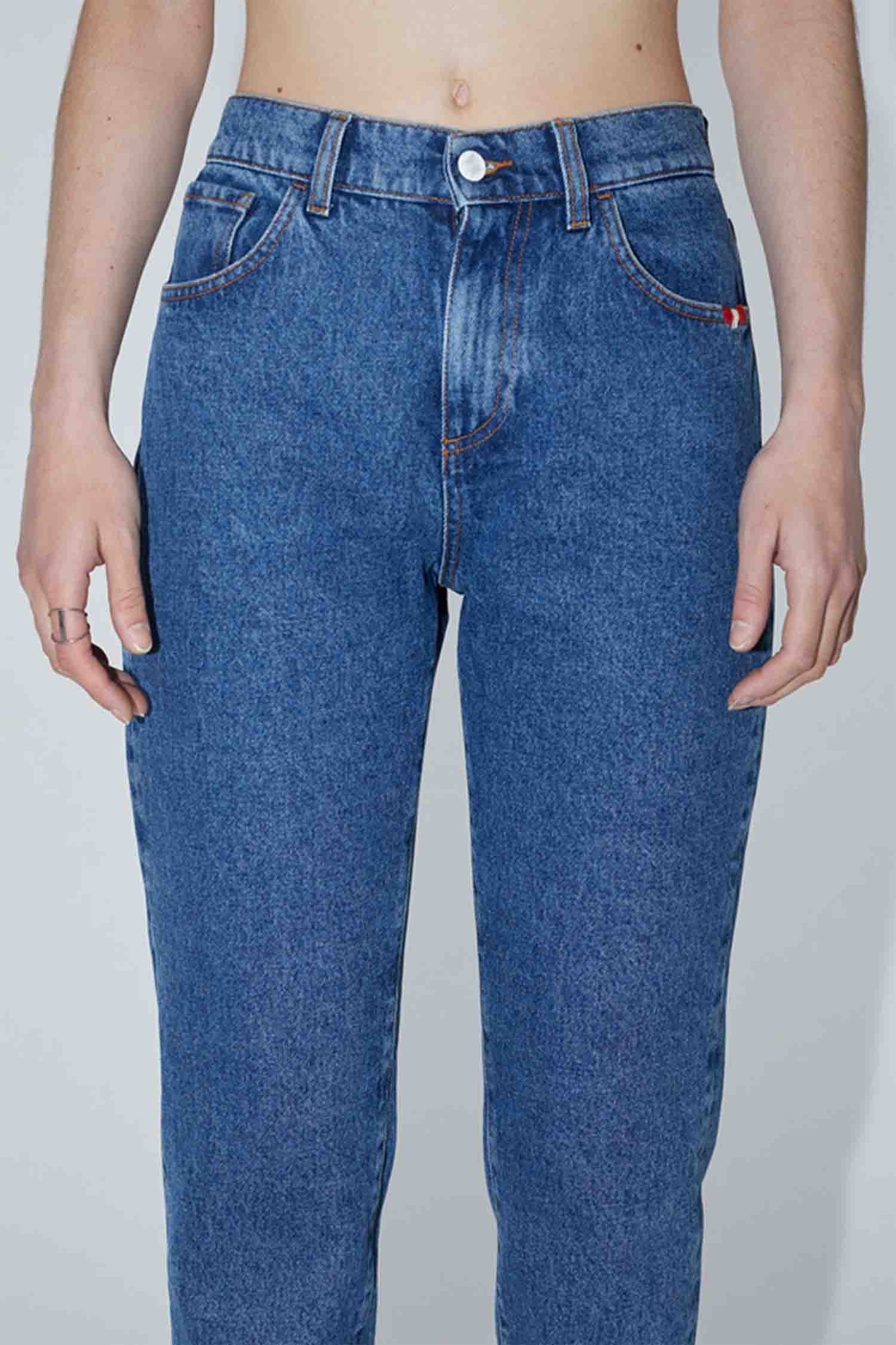 Amish jeans Lizzie — archivio moda denim — IlBotteghino