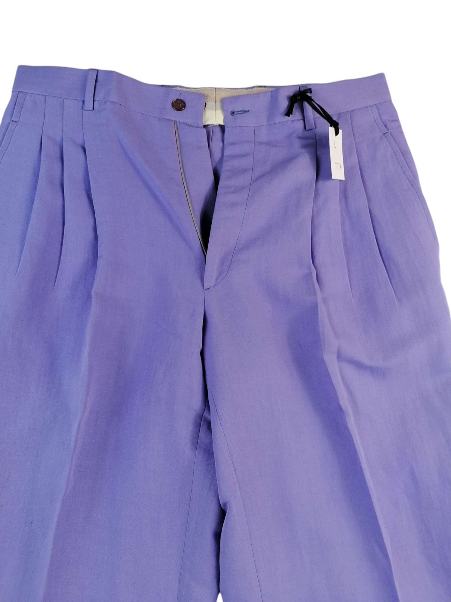 Overtop completo viola — dettaglio sartoriale — IlBotteghino