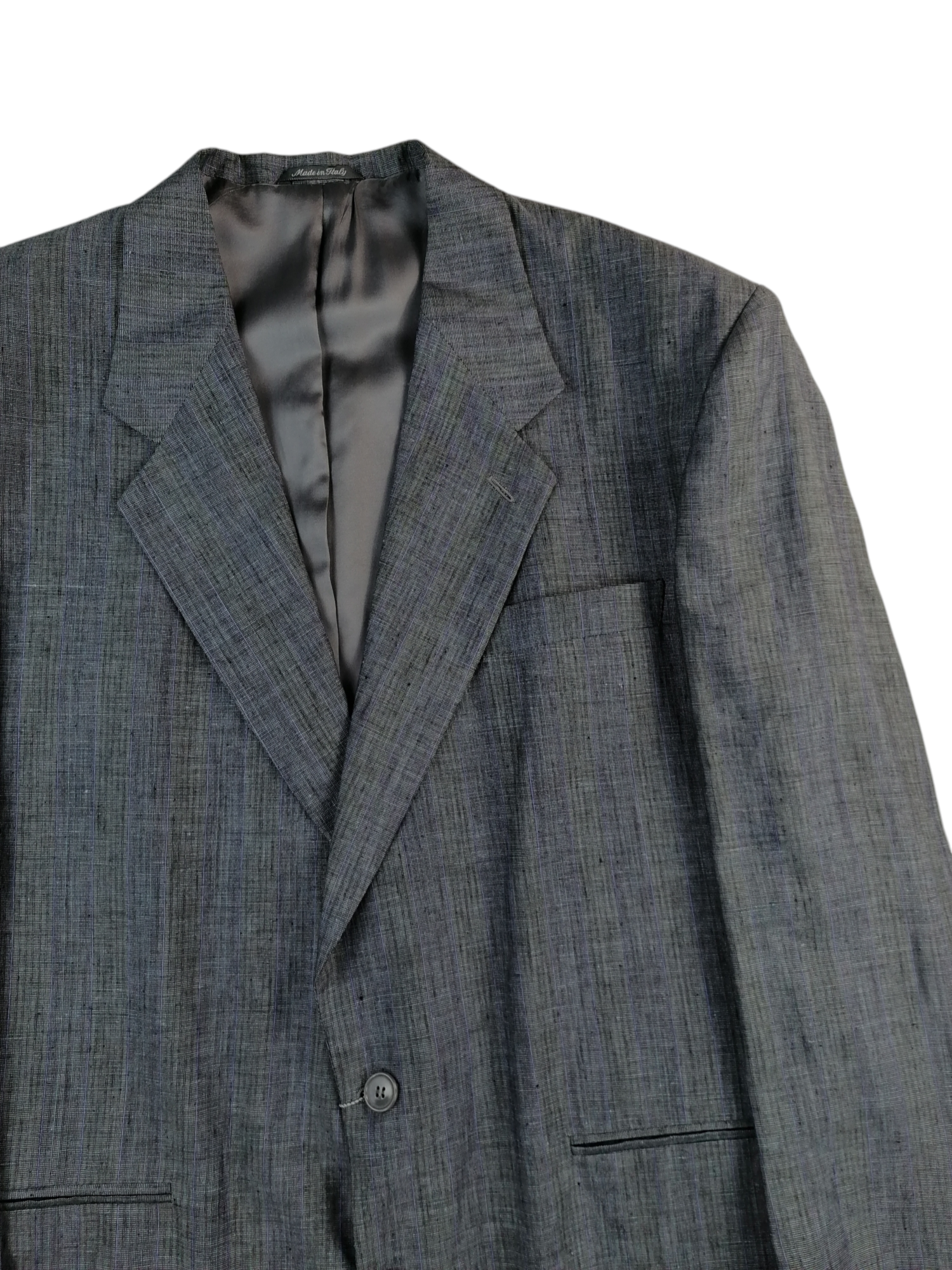 Lancio giacca grigia — puro lino — IlBotteghino