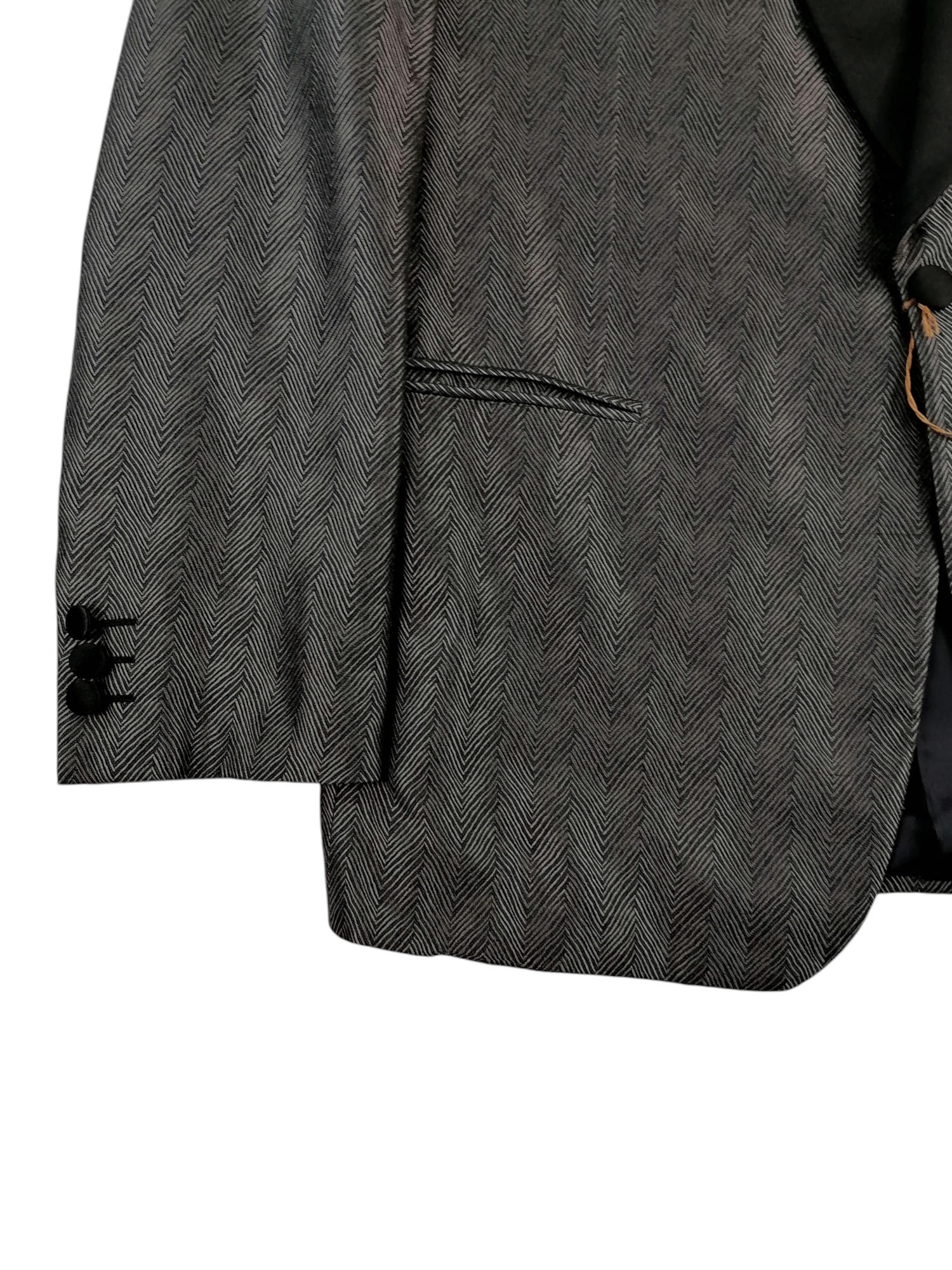 Giorgio Reggiani completo cerimonia — dettaglio sartoriale — IlBotteghino