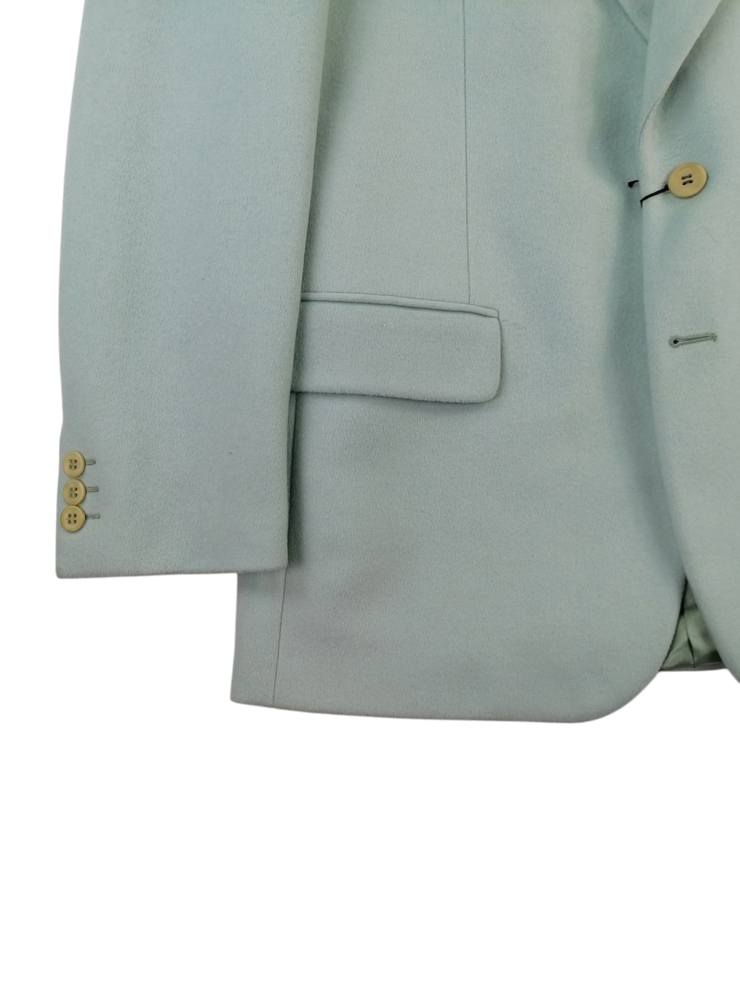 Giorgio Reggiani giacca cachemire — dettaglio sartoriale — IlBotteghino