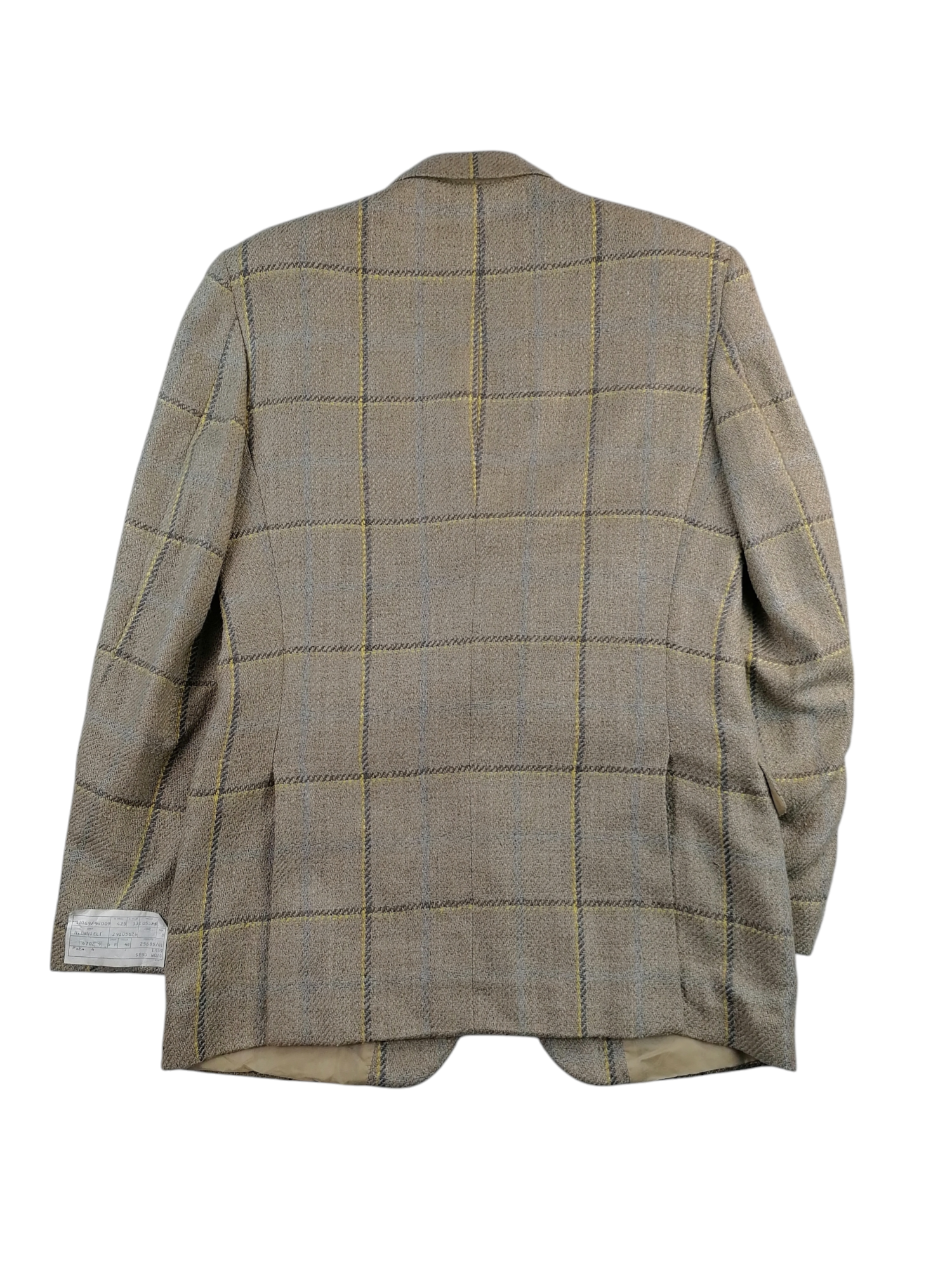 Nino Danieli giacca seta e lana — dettaglio sartoriale — IlBotteghino
