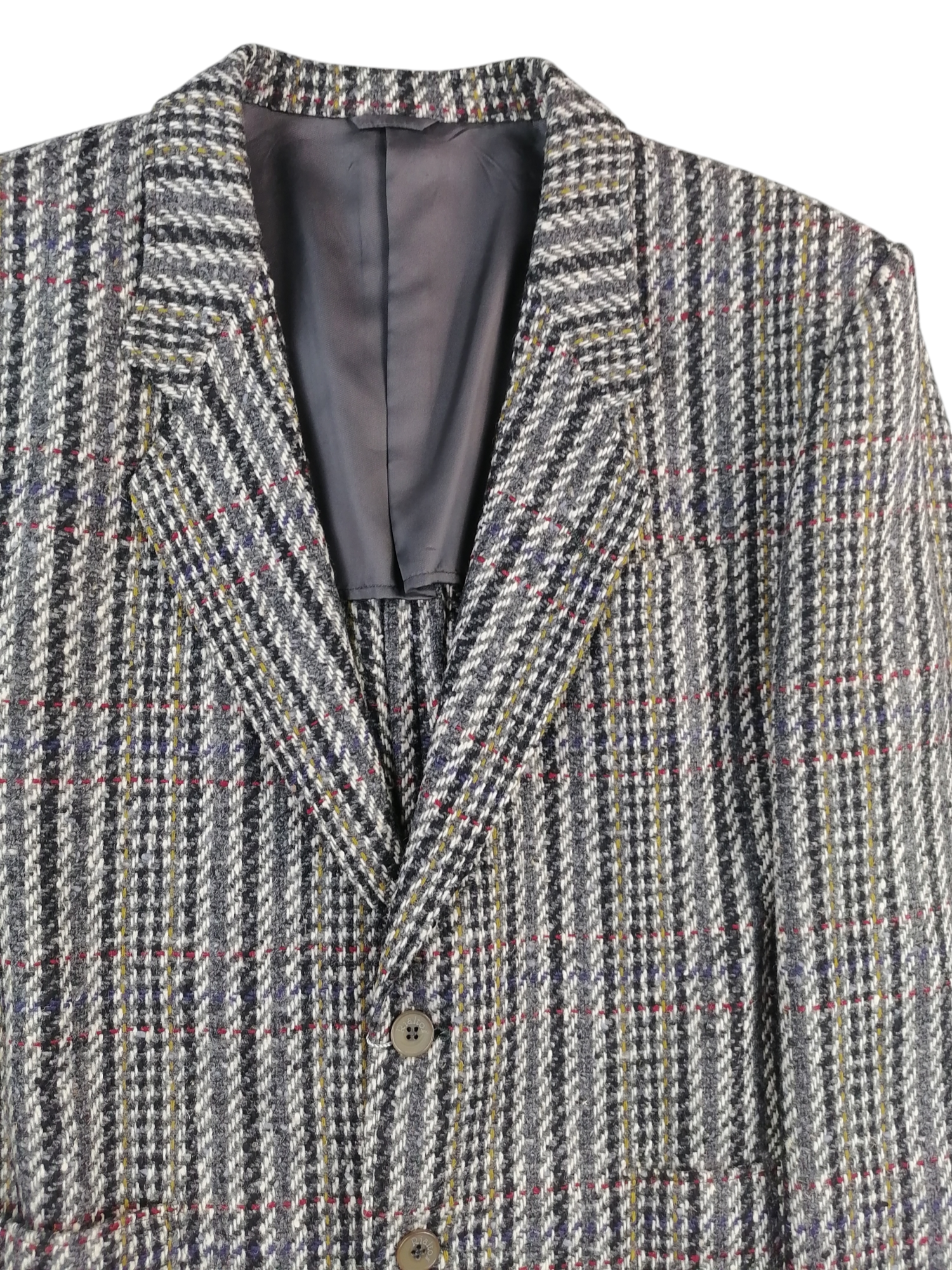 Rialto giacca lana vergine — dettaglio sartoriale — IlBotteghino
