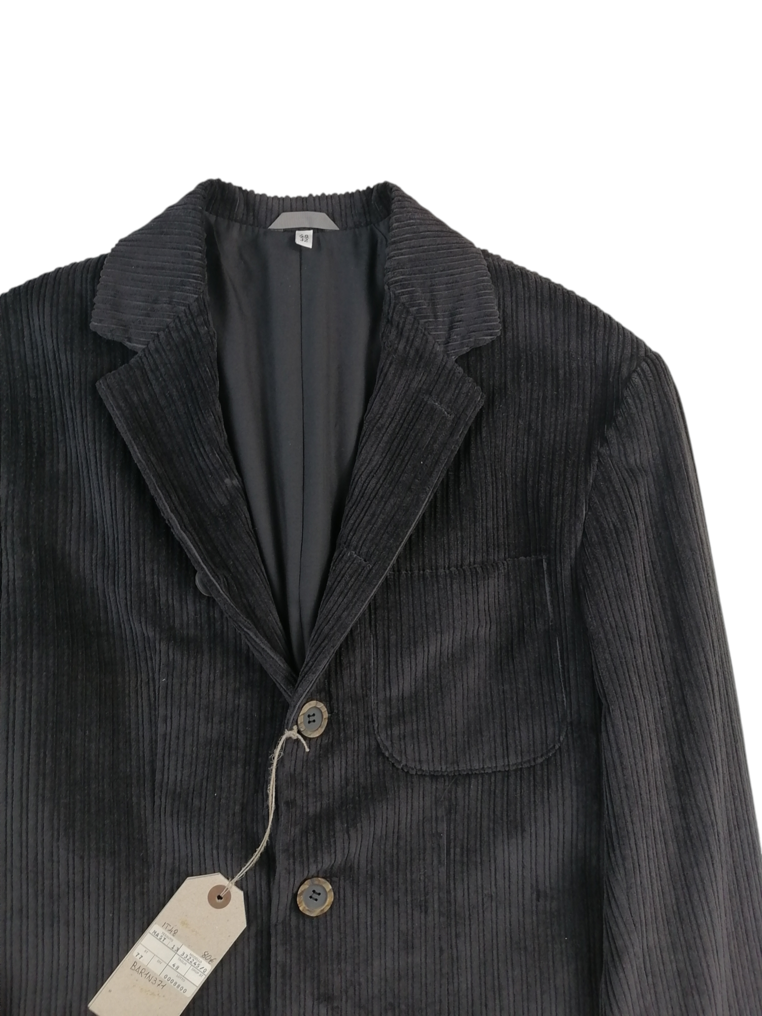 Millibar giacca cotone — dettaglio sartoriale — IlBotteghino