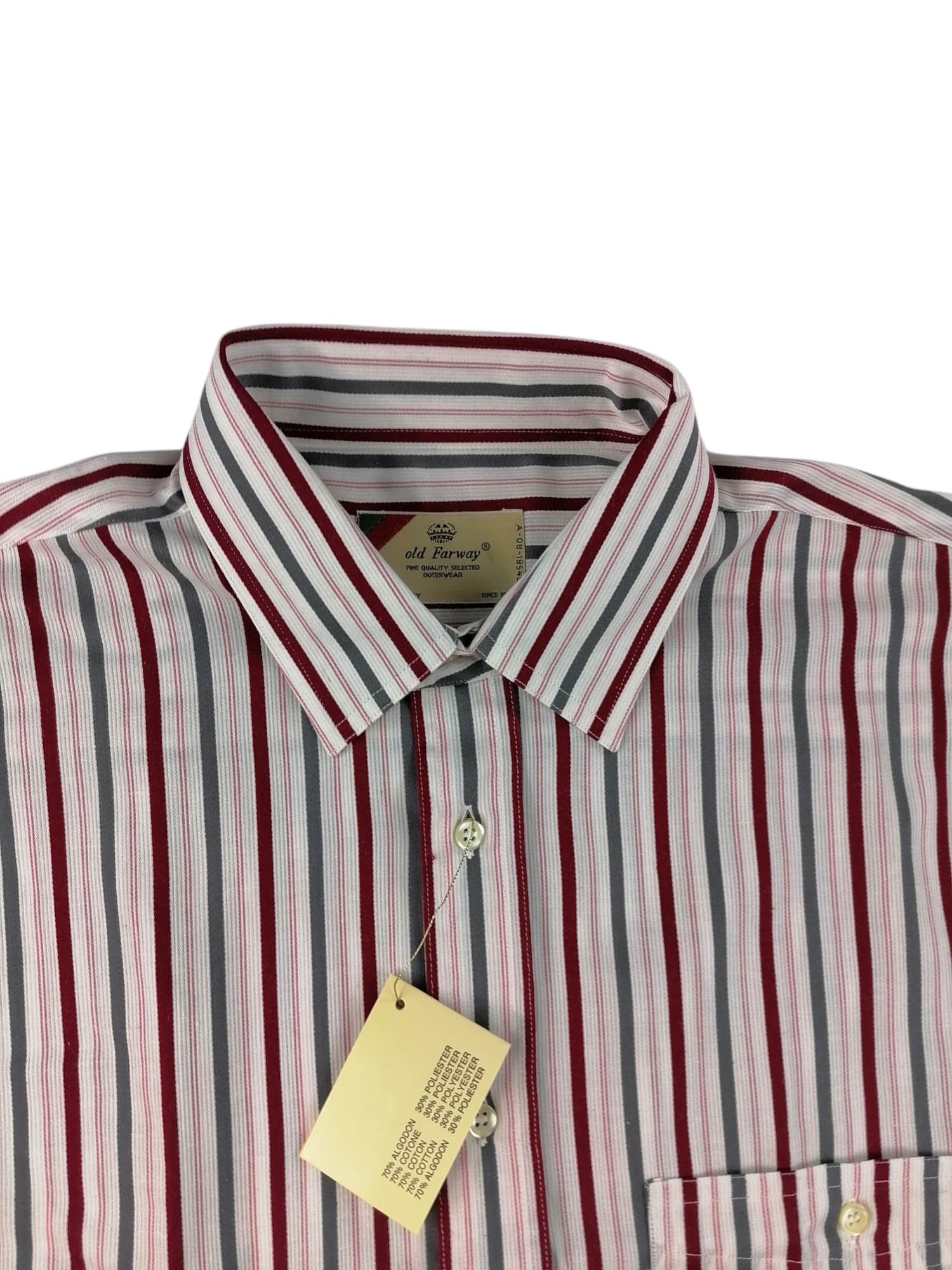 Old Farway camicia — puro cotone d'archivio — IlBotteghino