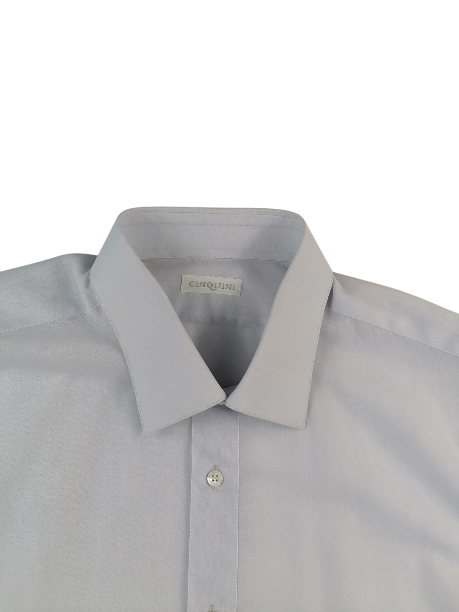 Cinquini camicia seta — dettaglio colletto — IlBotteghino