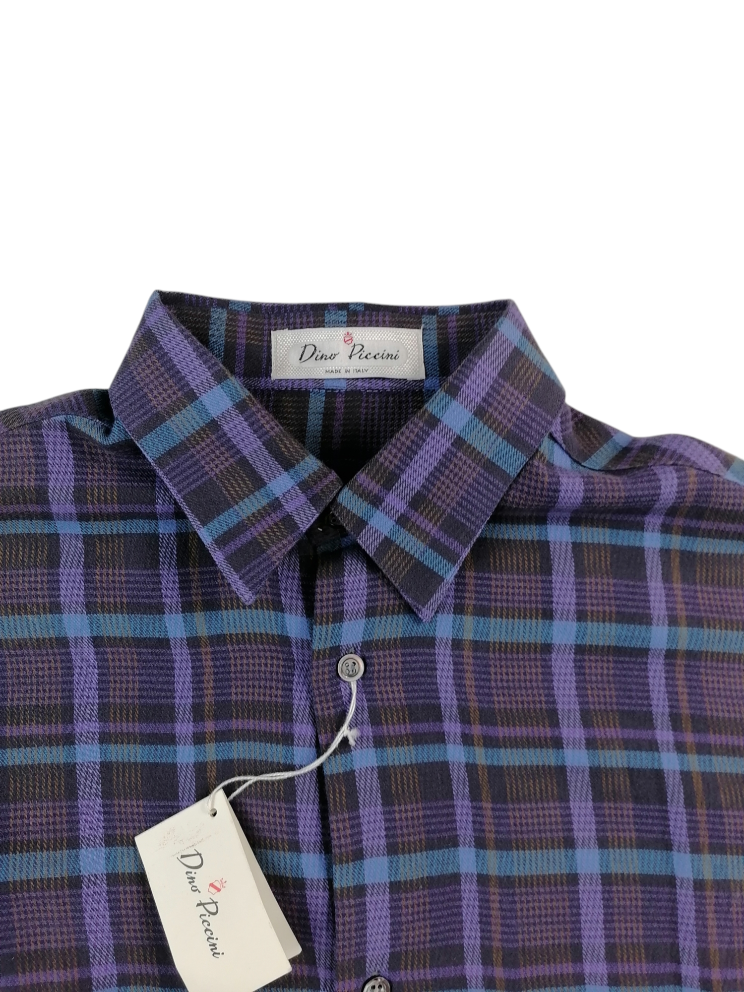Dino Piccini camicia — dettaglio colletto — IlBotteghino