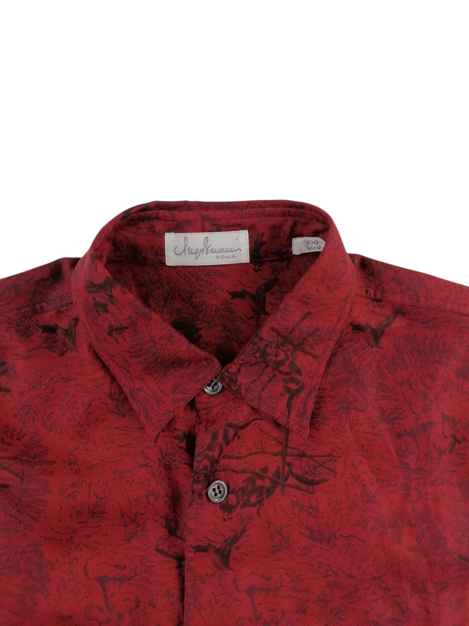 S.B. Roma camicia — dettaglio colletto — IlBotteghino