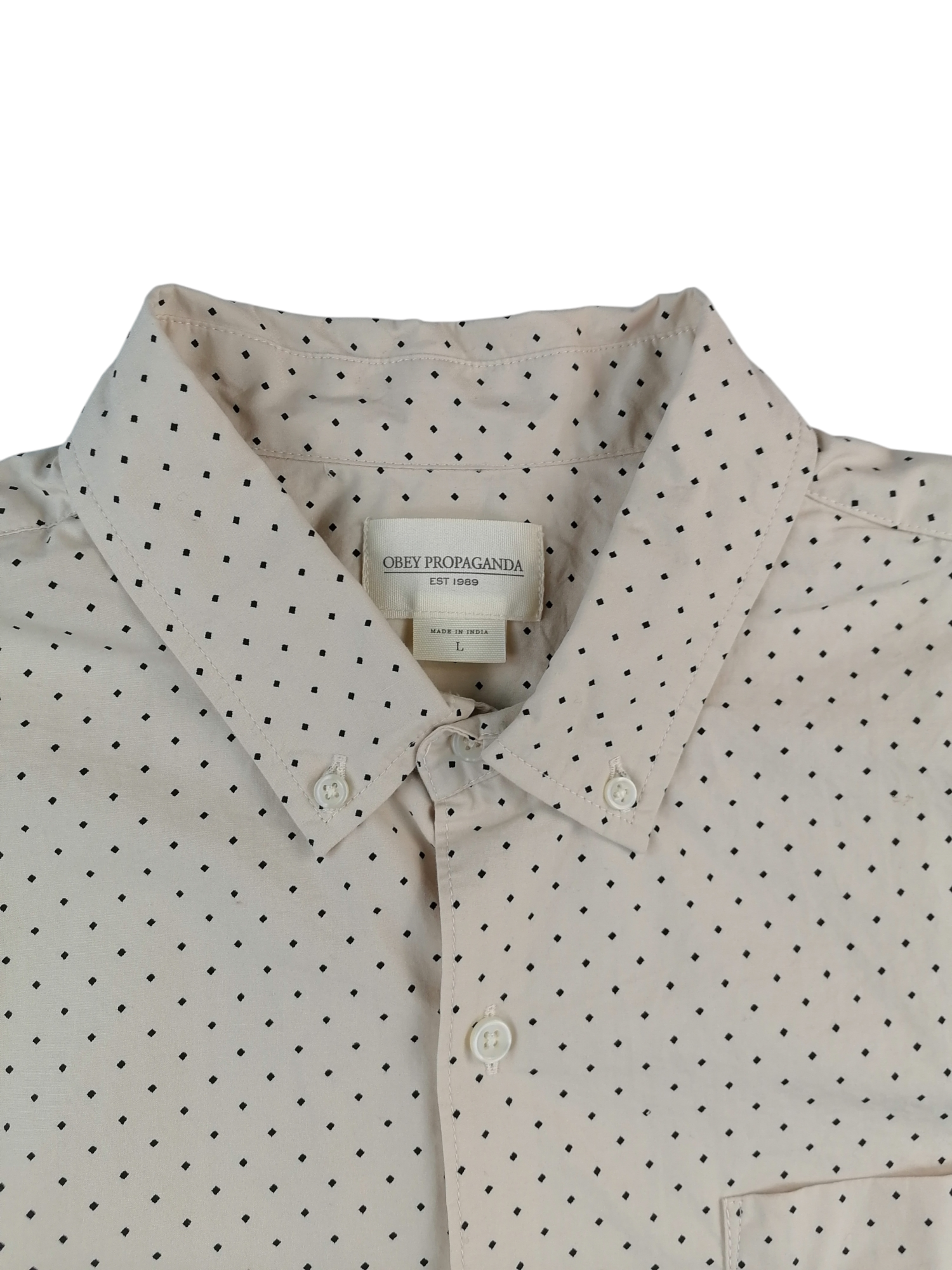 Obey camicia Propaganda — dettaglio stampa — IlBotteghino