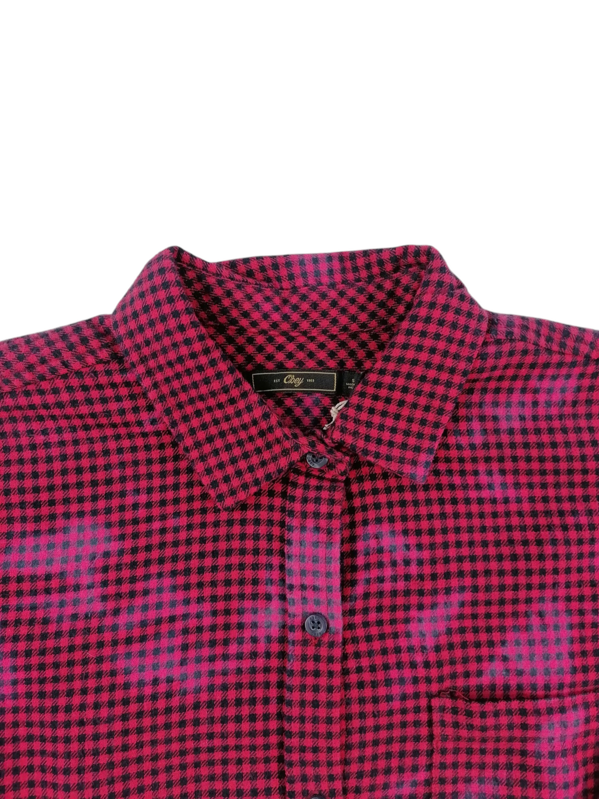 Obey camicia — dettaglio stampa — IlBotteghino
