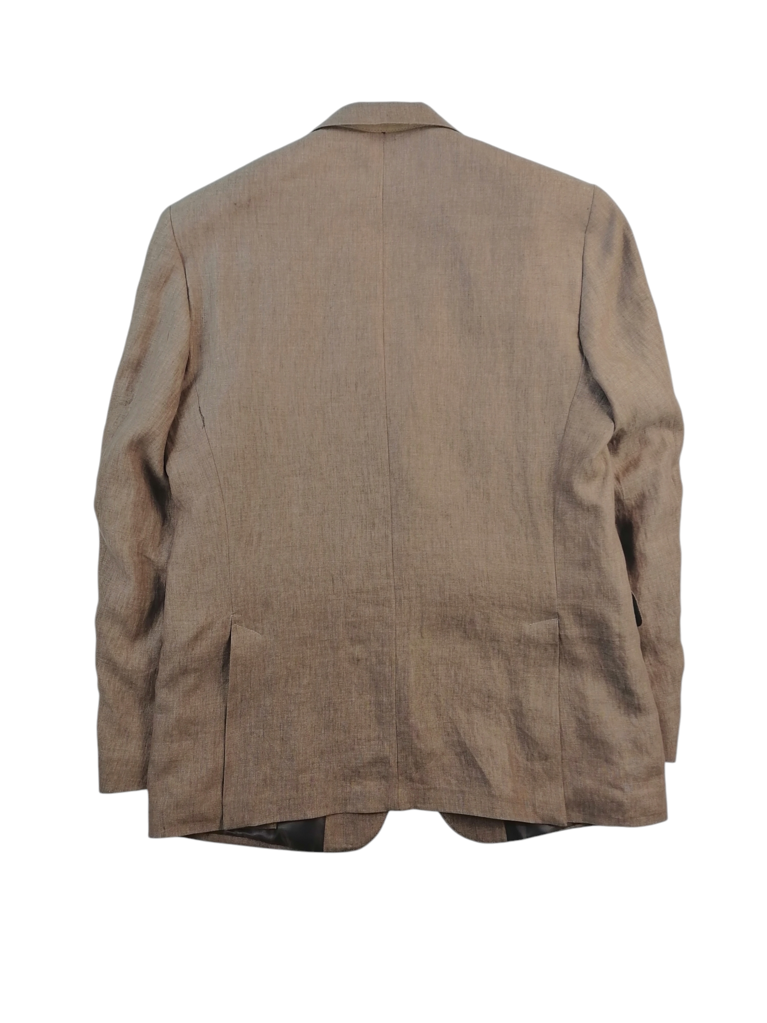 Alessandro Gilles completo lino — dettaglio sartoriale — IlBotteghino
