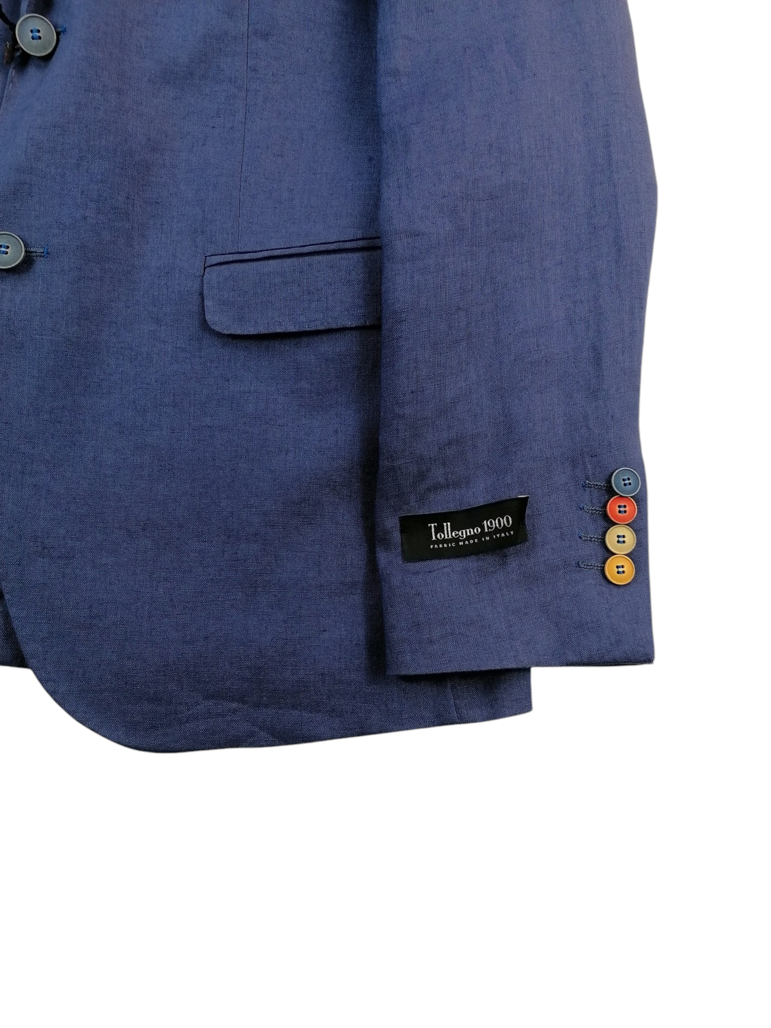 Alessandro Gilles completo lino IT 50 — giacca sartoriale — IlBotteghino