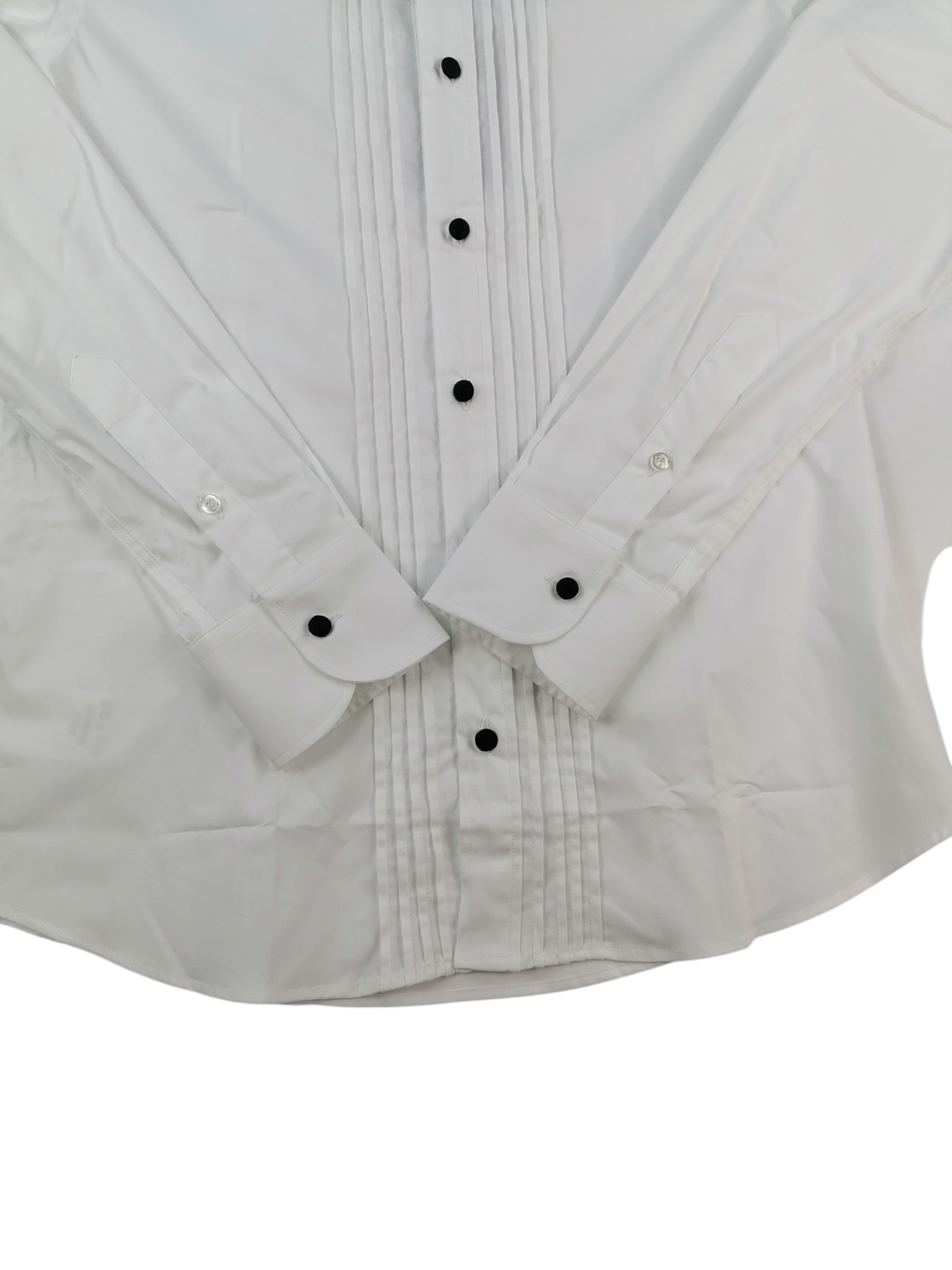 Cristian Delsole camicia bianca — dettaglio colletto — IlBotteghino