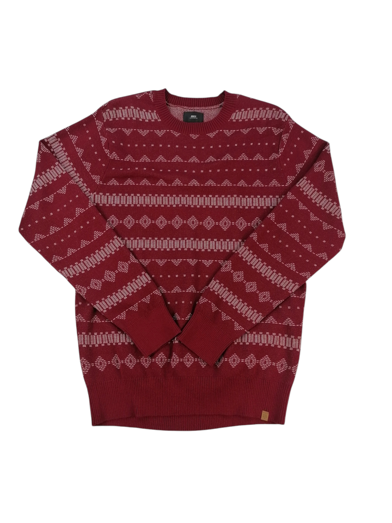 Maglione Obey cotone e poliestere, taglia S — IlBotteghino