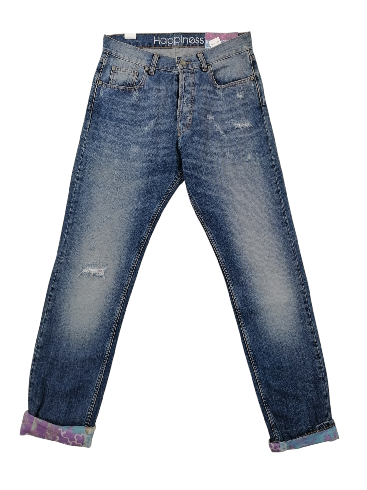 Jeans Happiness in cotone, taglie US 25 e US 30 — IlBotteghino