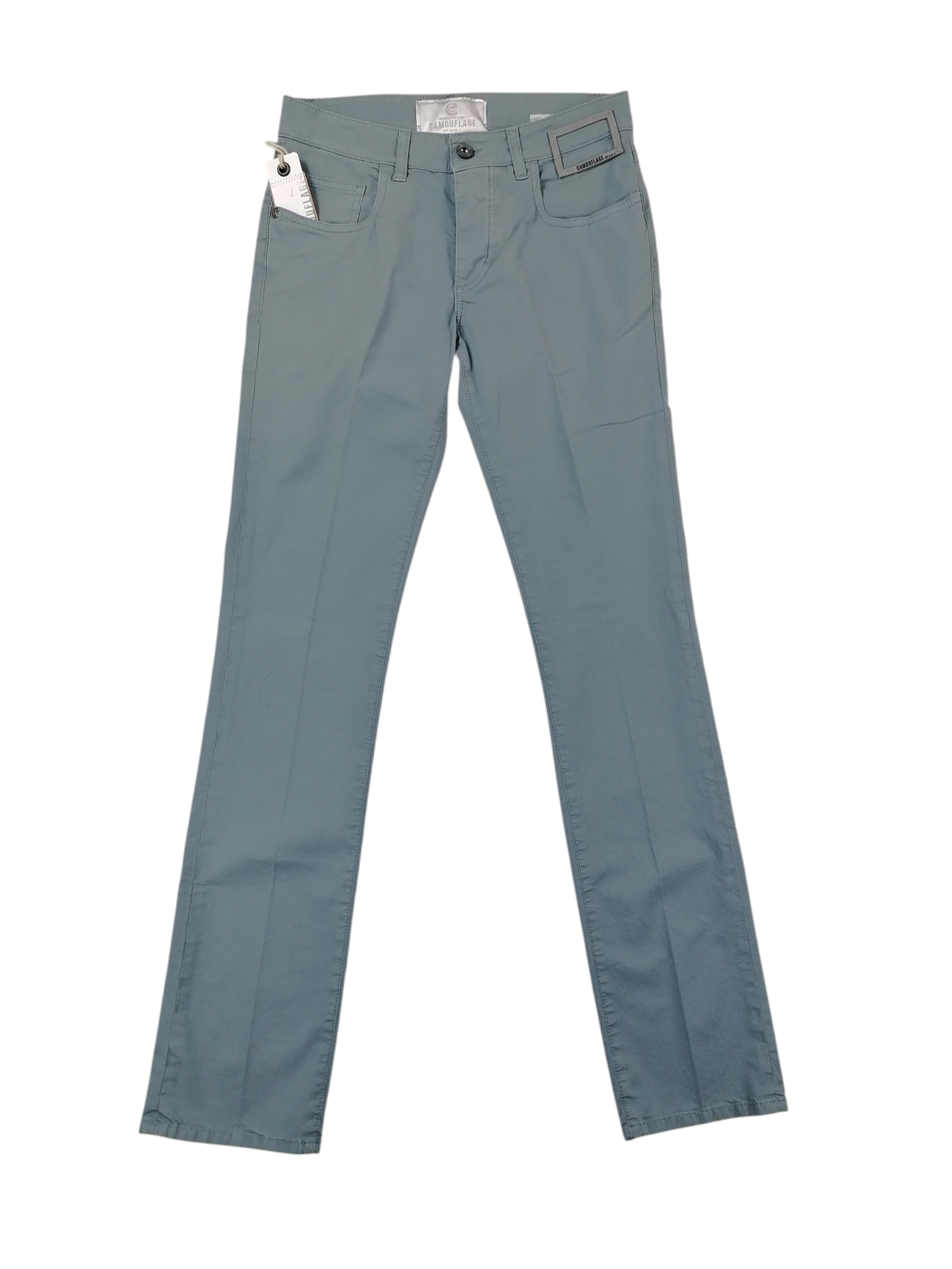 Pantalone Camouflage azzurro polvere, taglia US 28 — IlBotteghino