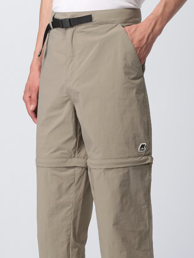 K-Way pantalone tecnico beige — archivio moda sportivo — IlBotteghino