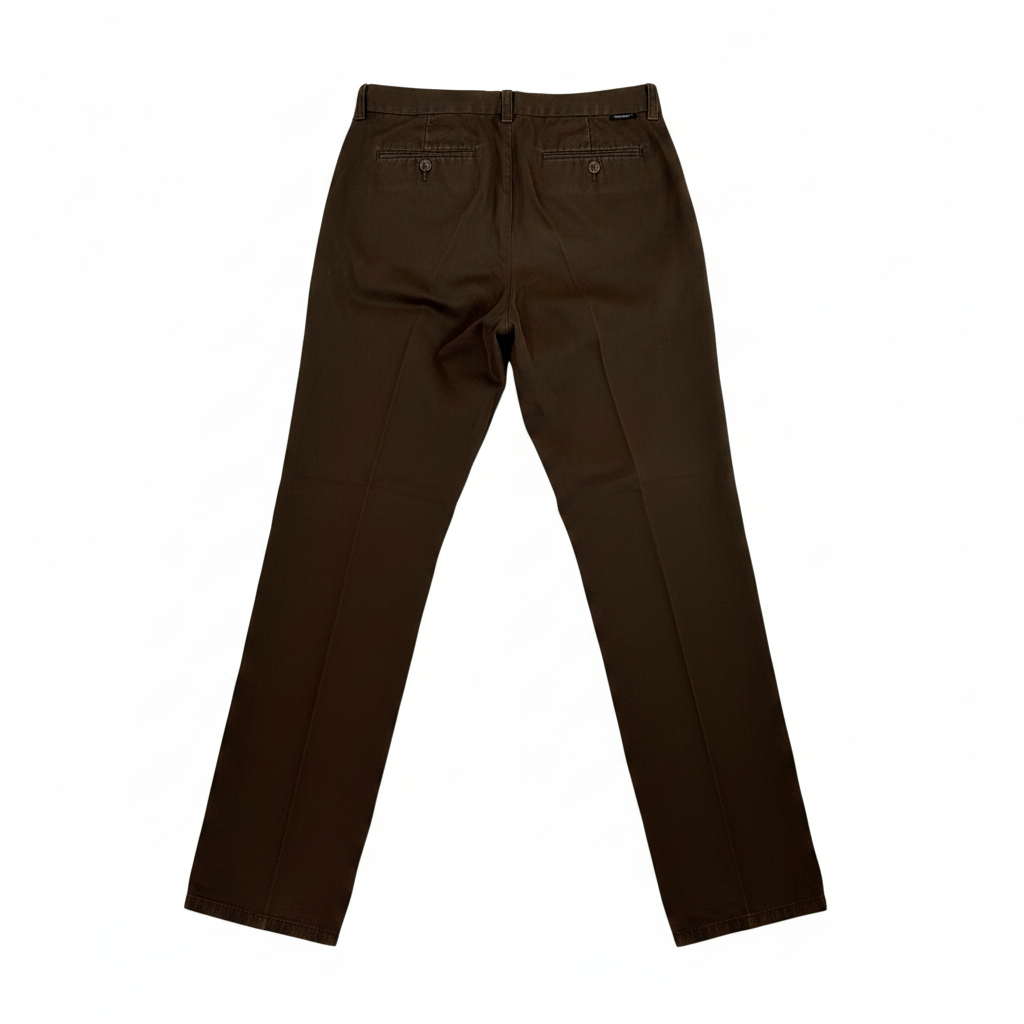 Peter Hadley pantalone marrone — puro cotone — IlBotteghino