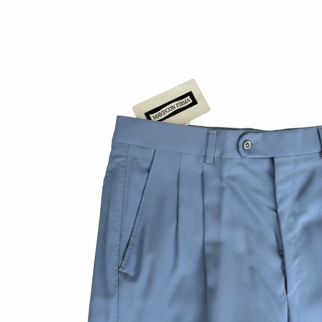 Mavecon pantalone celeste — Made in Italy — IlBotteghino