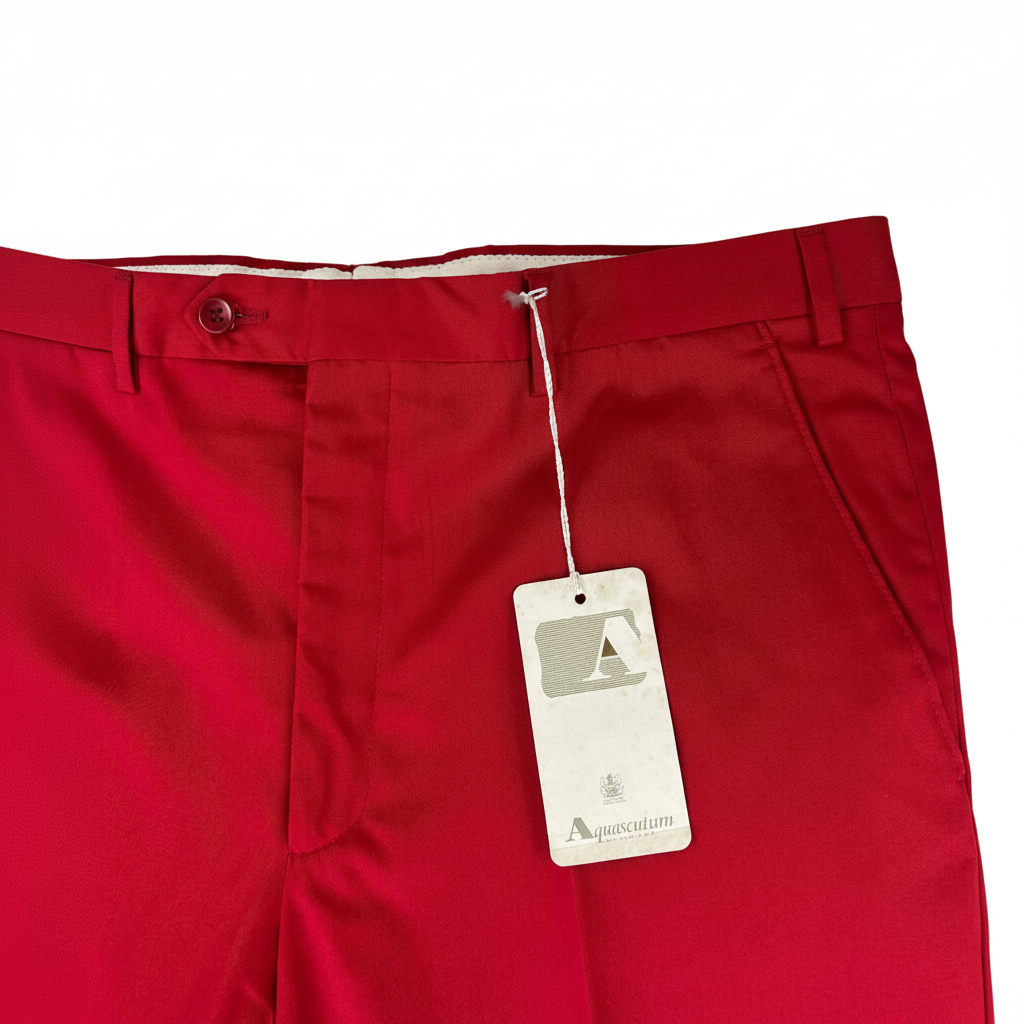 Aquascutum pantalone rosso — Made in Italy — IlBotteghino