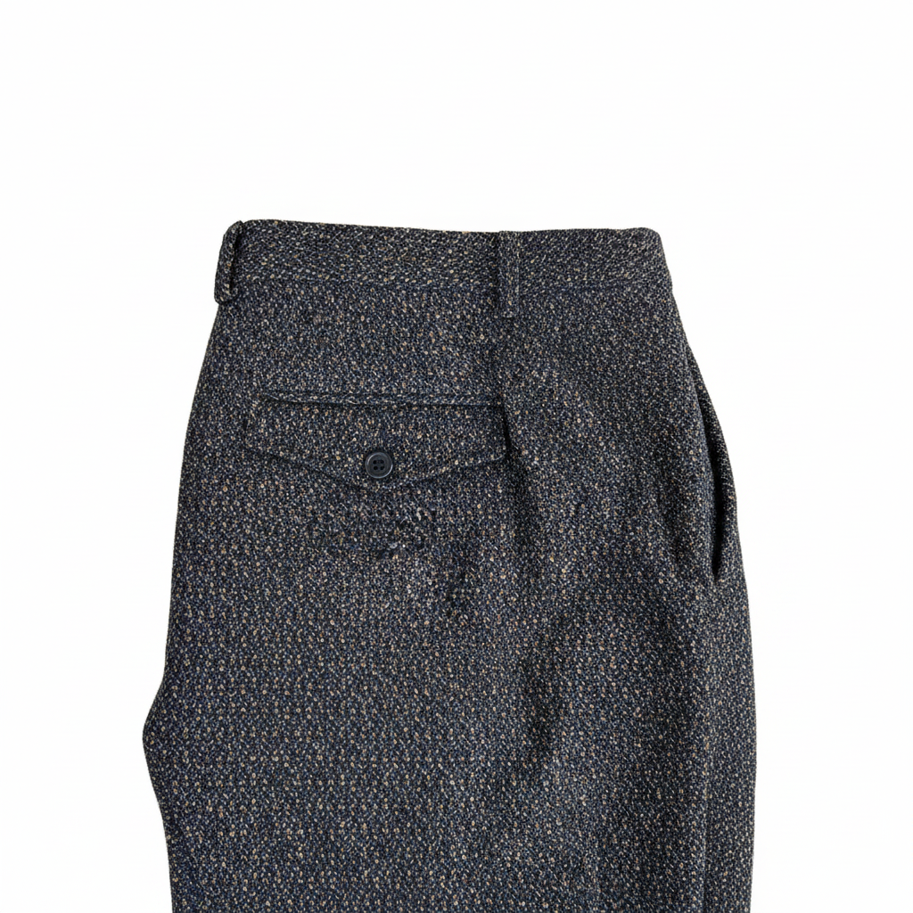 Giorgio Reggiani pantalone tweed — dettaglio texture — IlBotteghino