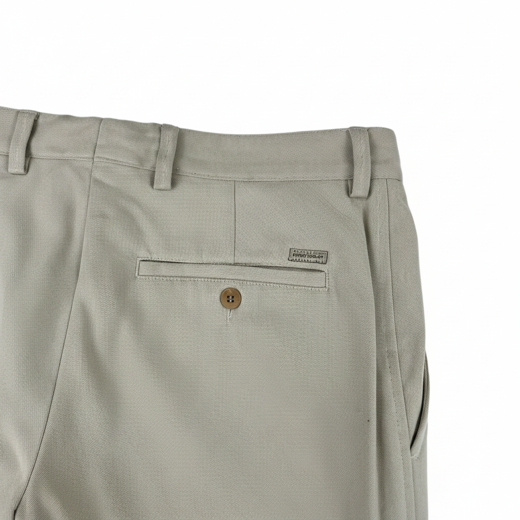 Peter Hadley pantalone beige — dettaglio tasca — IlBotteghino