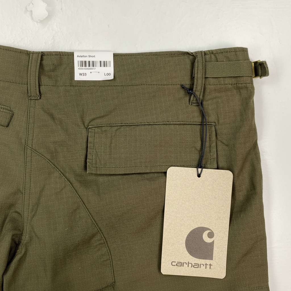 Carhartt Aviation short verde — streetwear — IlBotteghino