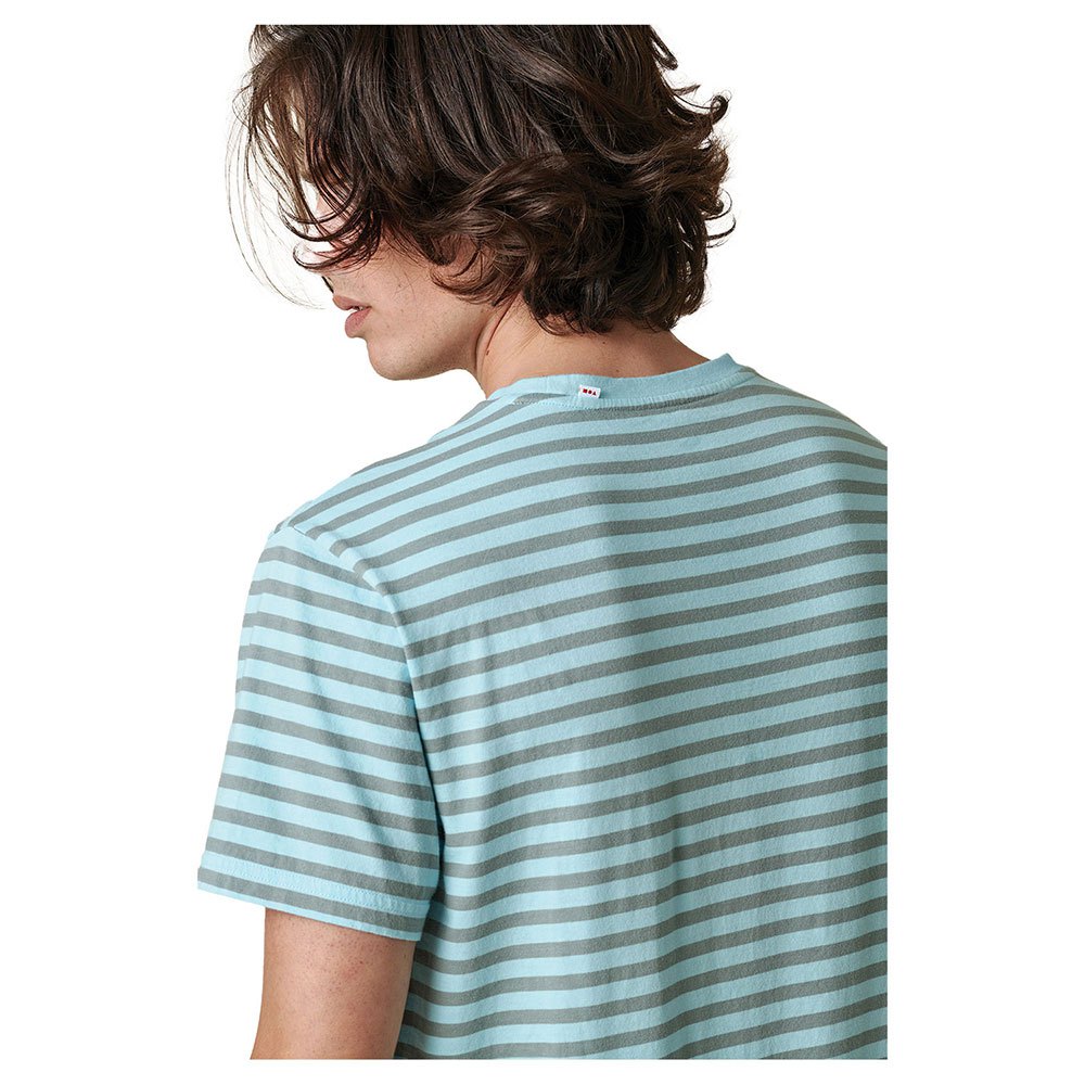 Globe t-shirt Horizon azzurra — cotone organico d'archivio — IlBotteghino