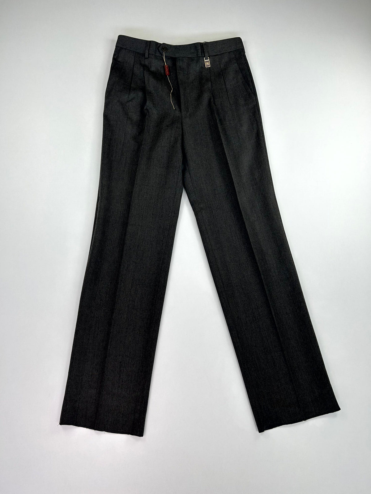 Pantalone Redaelli Roberto grigio antracite in lana vergine, taglia IT 48 — IlBotteghino
