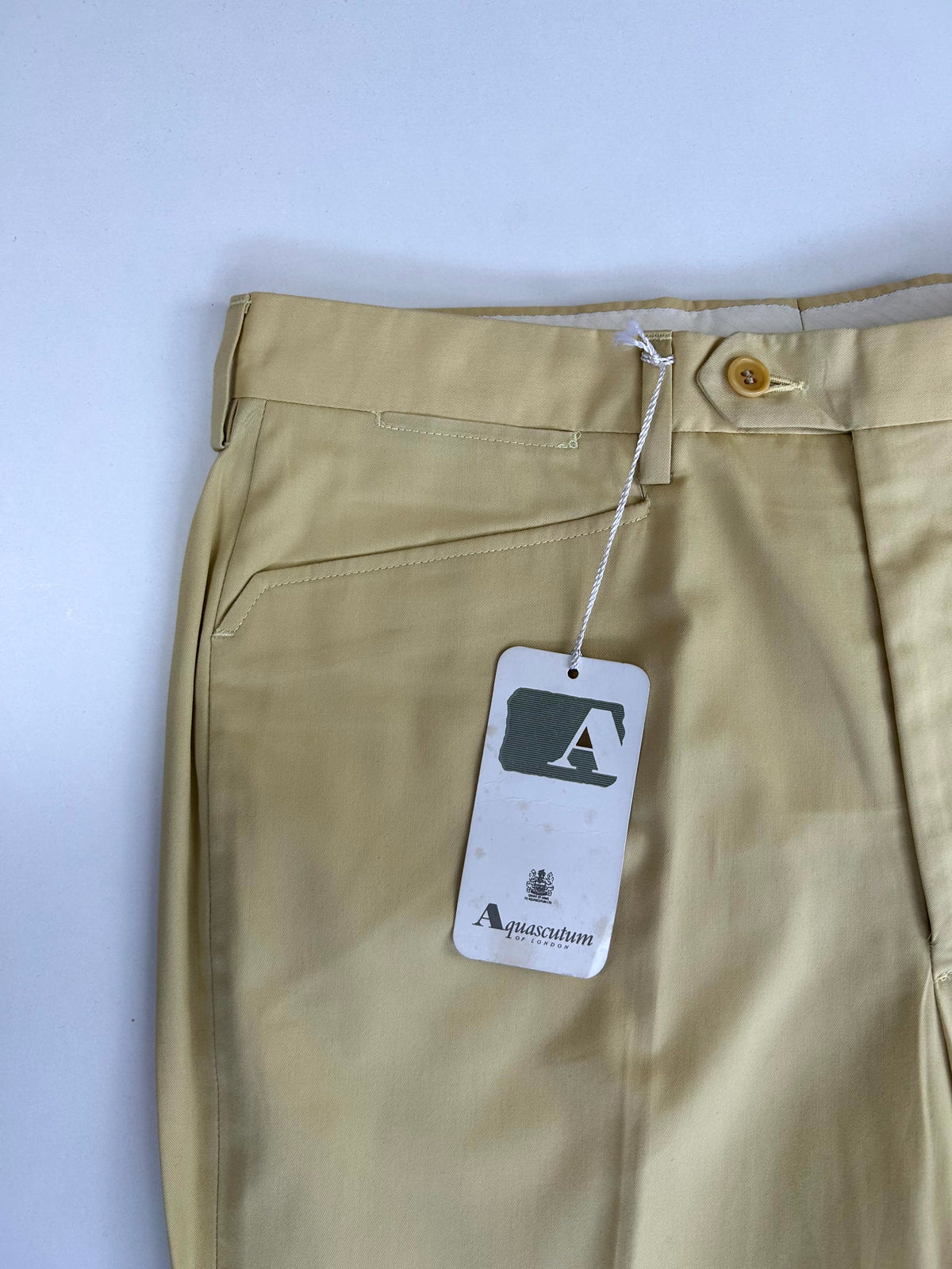 Aquascutum pantalone sabbia — Made in Italy — IlBotteghino