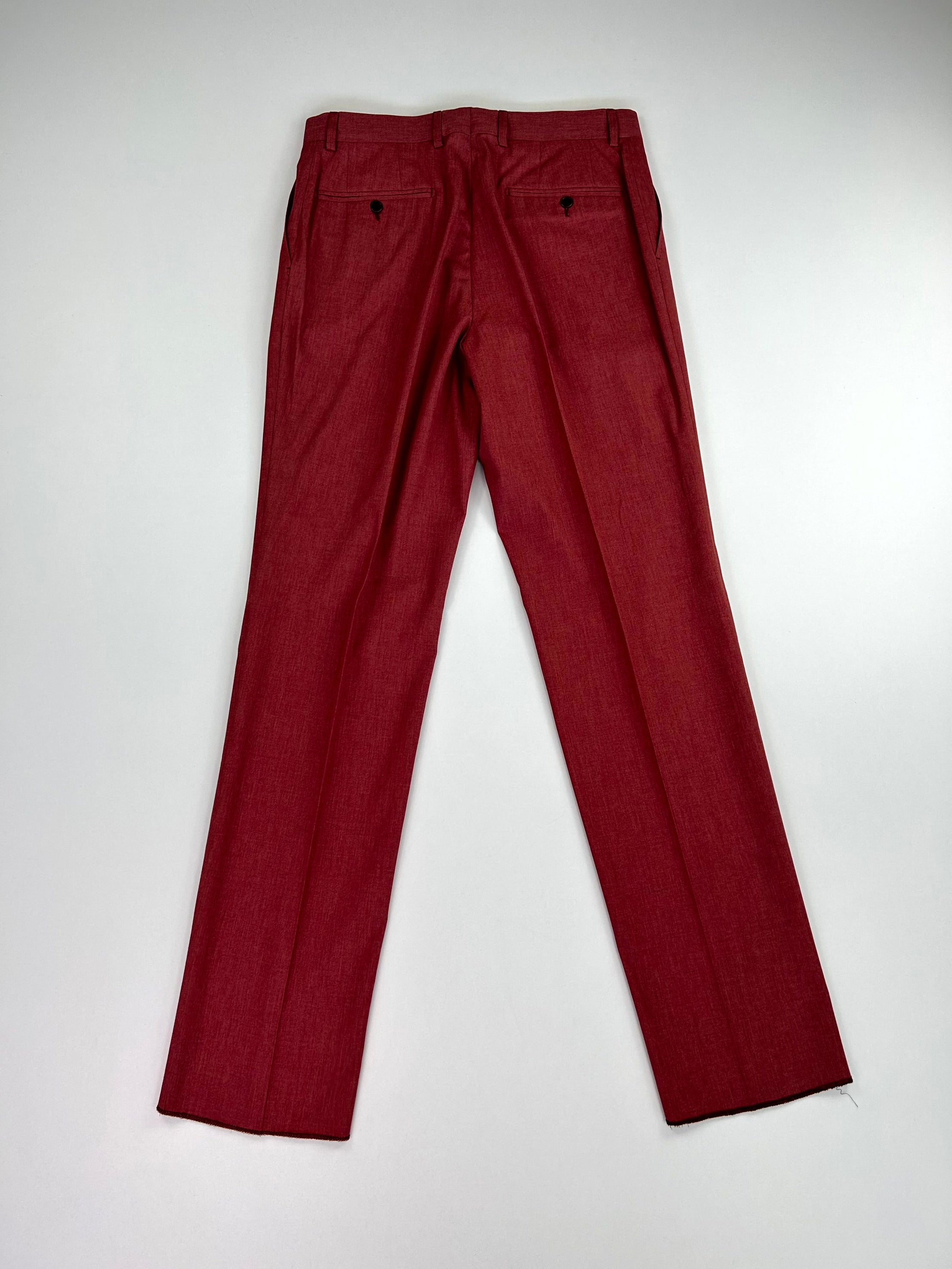 Berry London pantalone rosso — tessuto tecnico — IlBotteghino