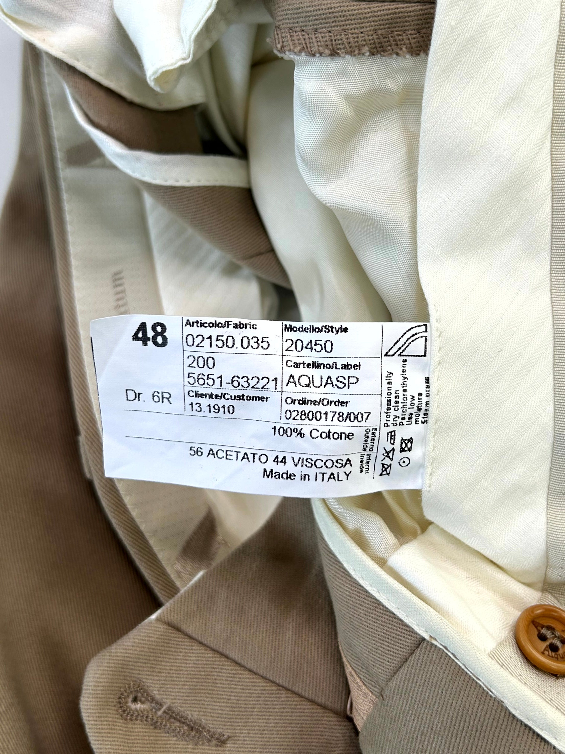 Aquasport pantalone sabbia — dettaglio tasca — IlBotteghino