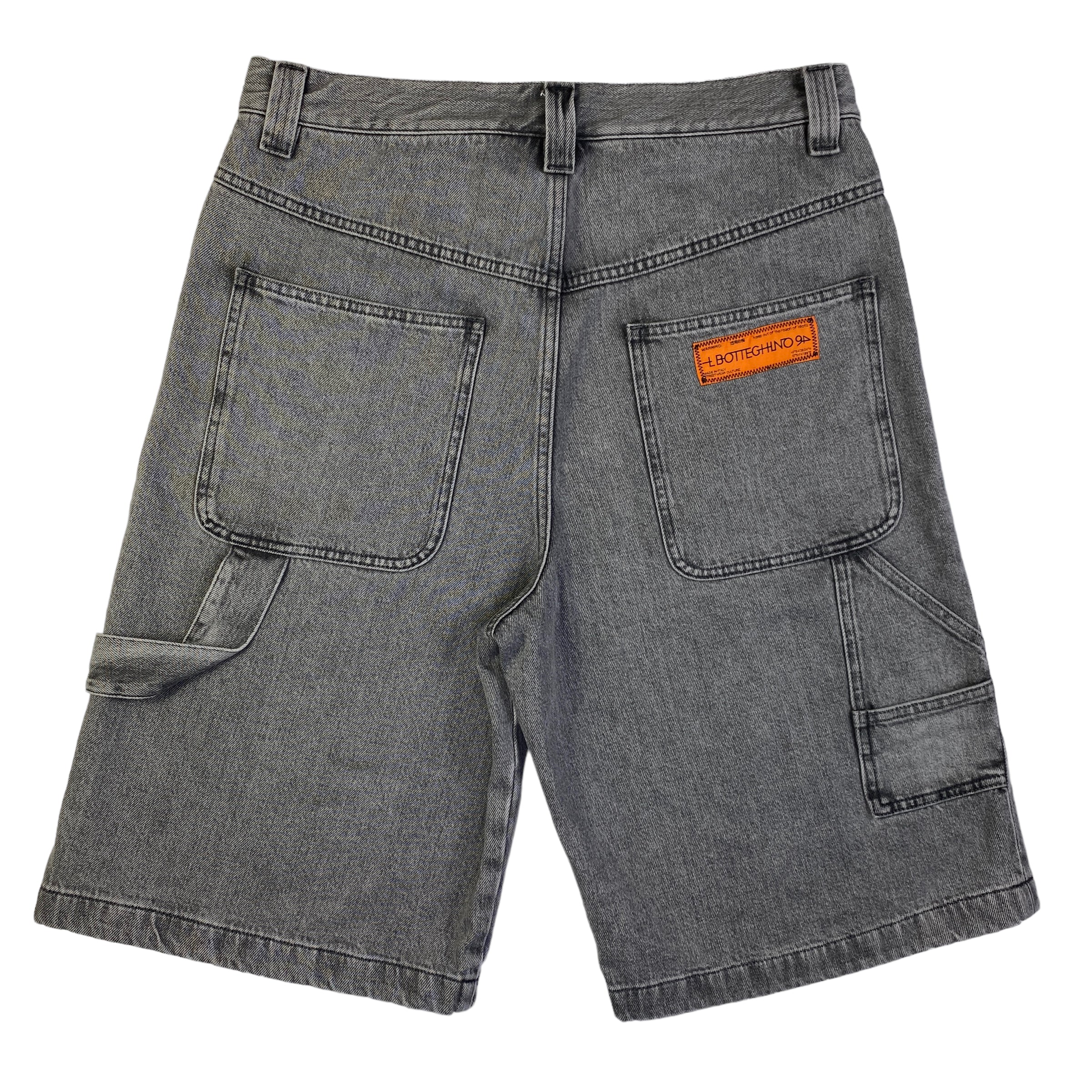 IlBotteghino short jeans smoky grey — Made in Italy — IlBotteghino