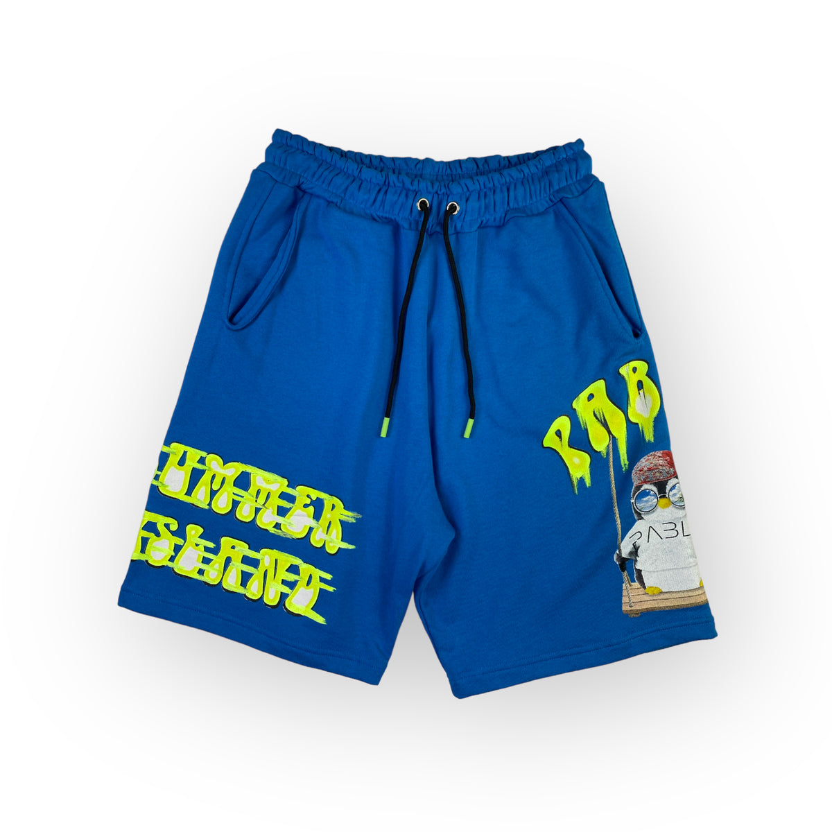Short Pablic blu fantasia pinguino, taglia M — IlBotteghino